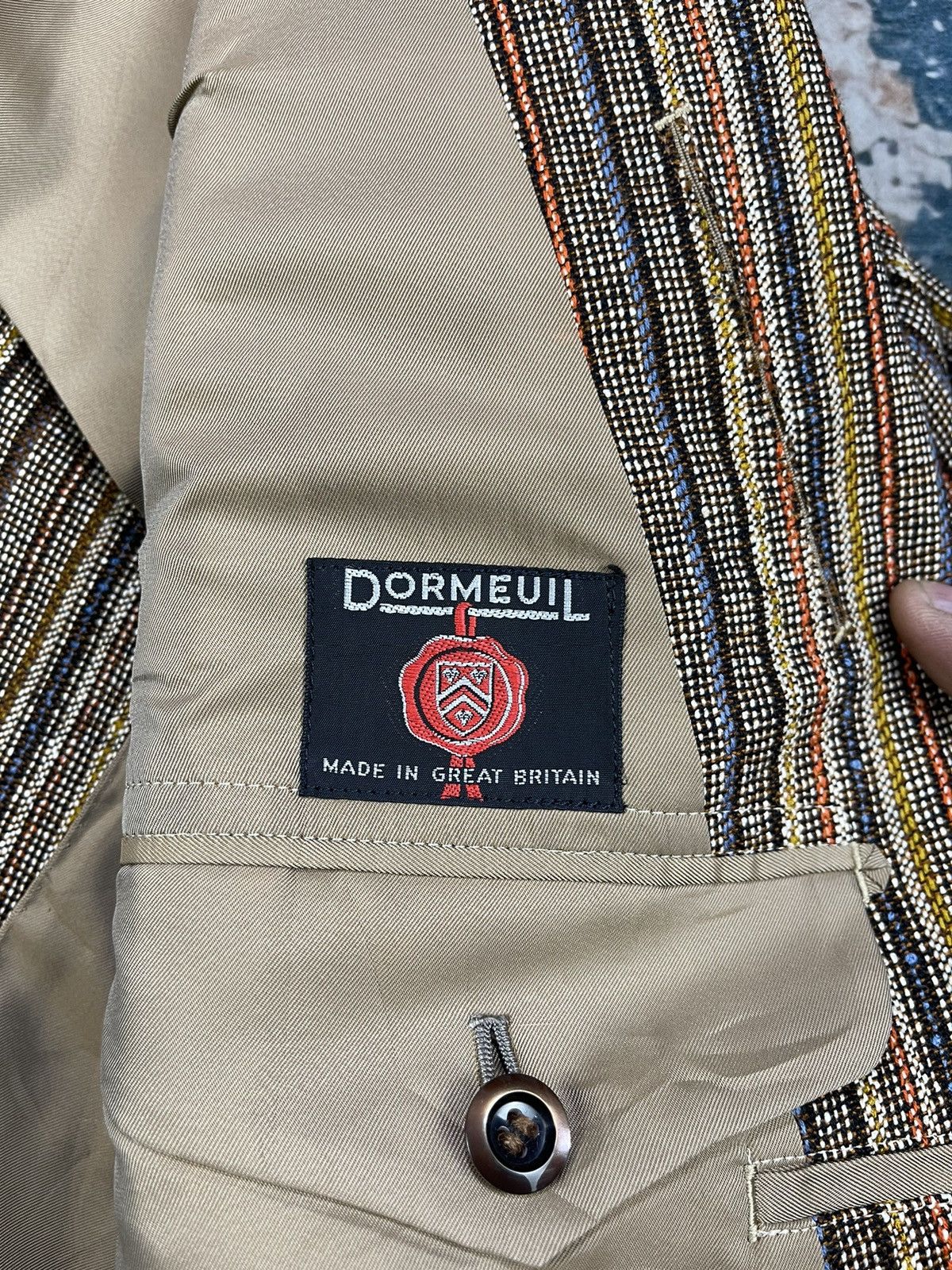 DORMUEIL Luxury Cloth Rainbow Tweed Blazer