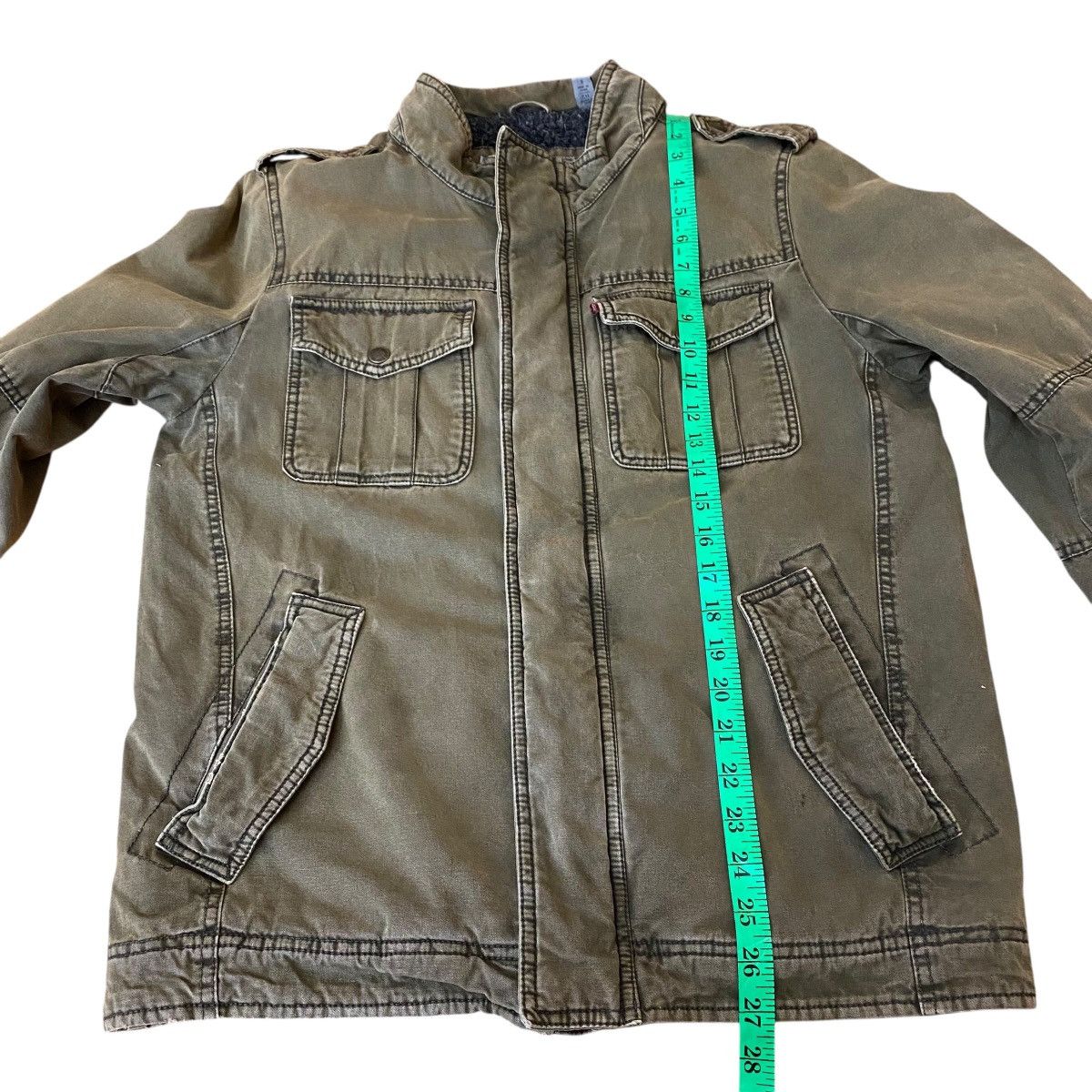 Levi's Levi's Utility Full Zip Brown Sherpa Lined Outerwear Size US S / EU 44-46 / 1 - 18 Thumbnail