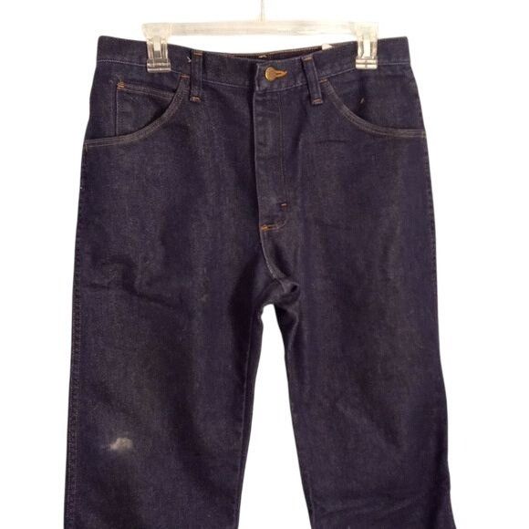 Wrangler Wrangler 32 x 28 Jeans Mens Rugged Wear Blue Denim Straight Size US 32 / EU 48 - 2 Thumbnail