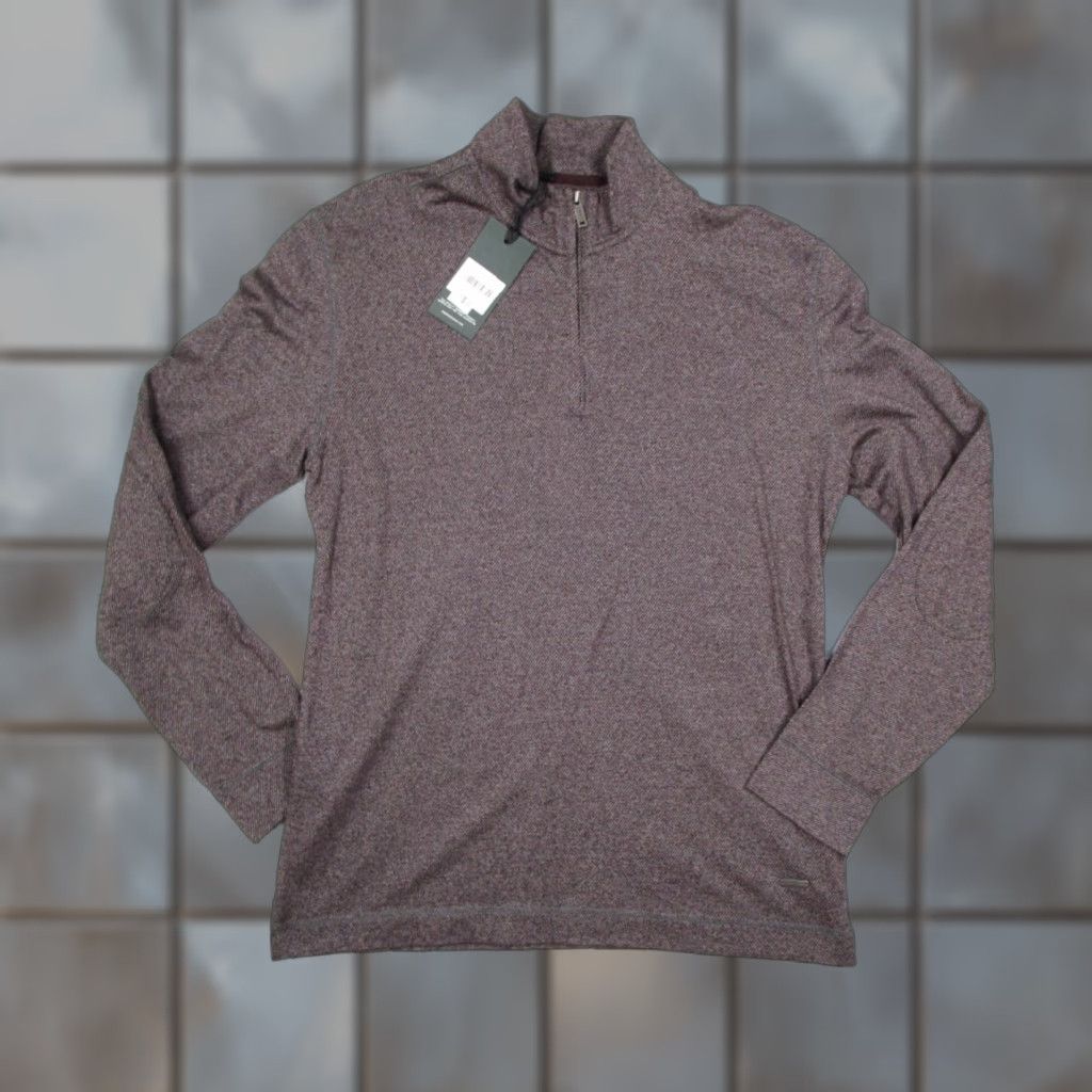 Rodd & Gunn Rodd & Gunn Mens Red Anvil Island 1/4 Zip Pullover Long Sleeve Golf Shirt Casual Athletic 1/4 Zip Knit Classic Solid Size L Size US L / EU 52-54 / 3 - 1 Thumbnail