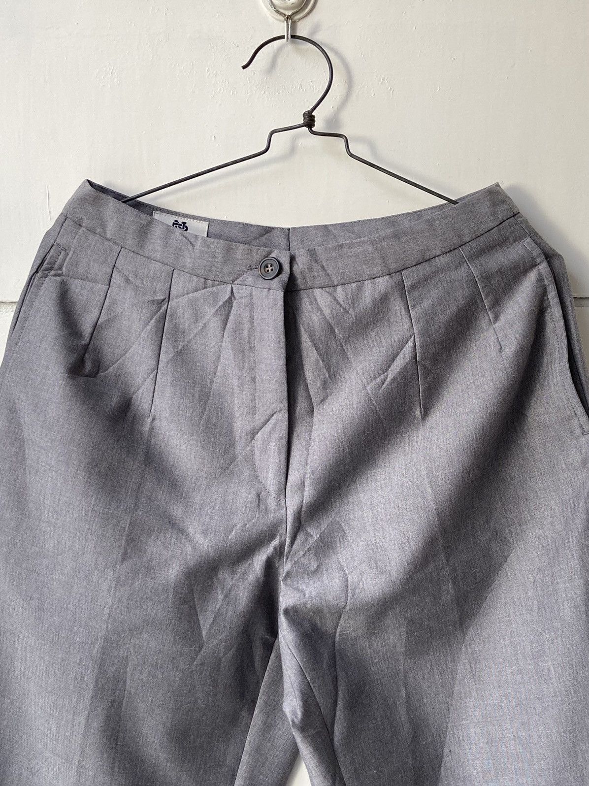 Dries Van Noten DRIES VAN NOTEN Grey Long Pants Size US 26 / EU 42 - 10 Thumbnail