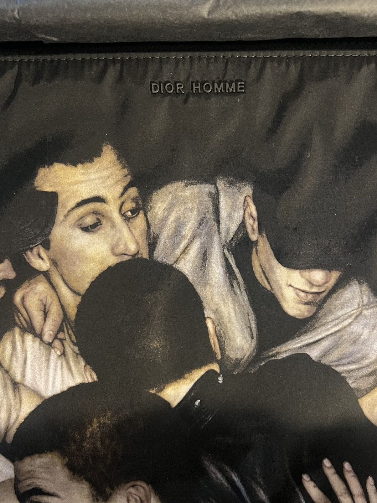 Dior Dior Homme Dan Witz Mosh Pit large nylon pouch Size ONE SIZE - 8 Thumbnail