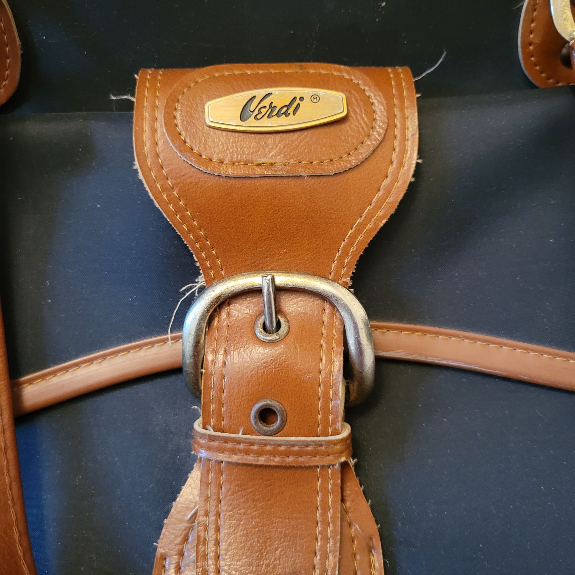 Other Verdi Leather Travel Duffle Bag Carry On Vacation Cruise Res Size ONE SIZE - 3 Thumbnail