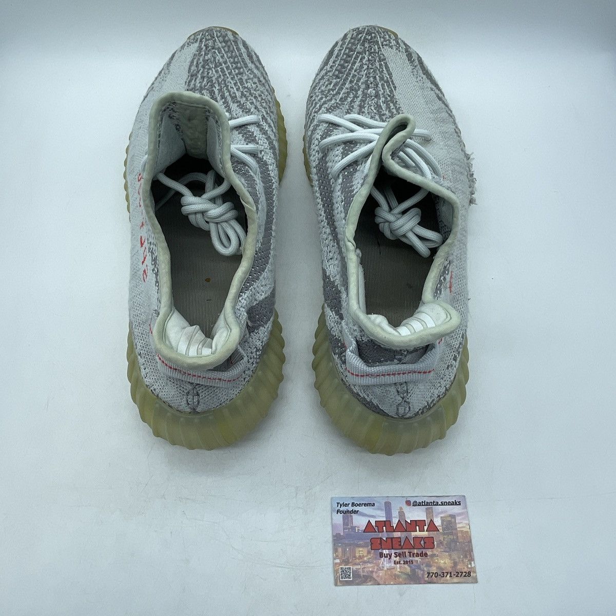 Adidas Yeezy boost 350 blue tint Size US 14 / EU 47 - 6 Thumbnail