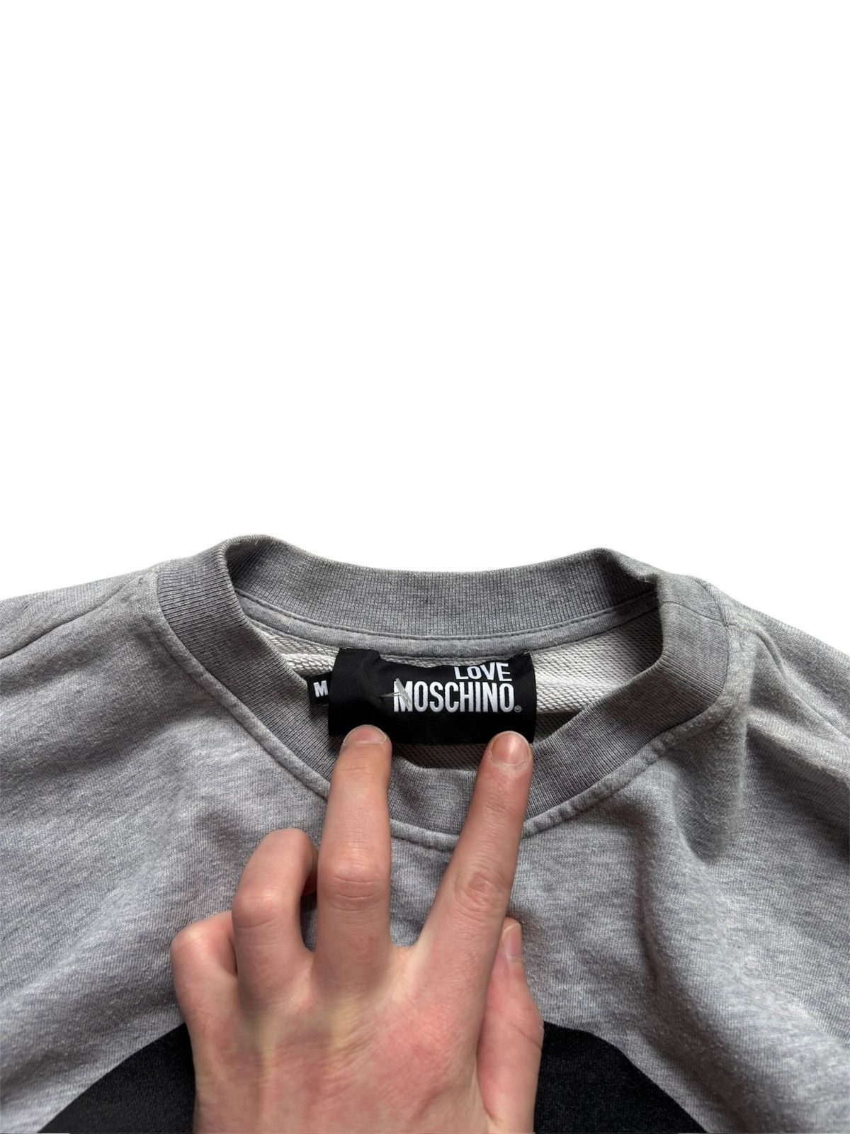Moschino Moschino Sweatshirt Baggy Big Logo Hipster Designer Size US M / EU 48-50 / 2 - 3 Thumbnail