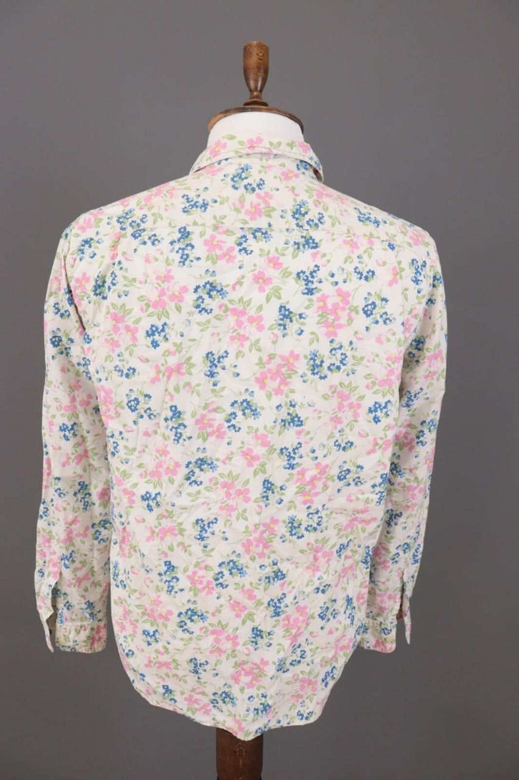 Denim & Supply Ralph Lauren Denim & Supply Ralph Lauren White Florlal Shirt Size M Size US M / EU 48-50 / 2 - 6 Thumbnail