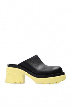 image of Bottega Veneta O1Loc1C0224 Flash Mule Shoess In Black Beige Shoes, Women's