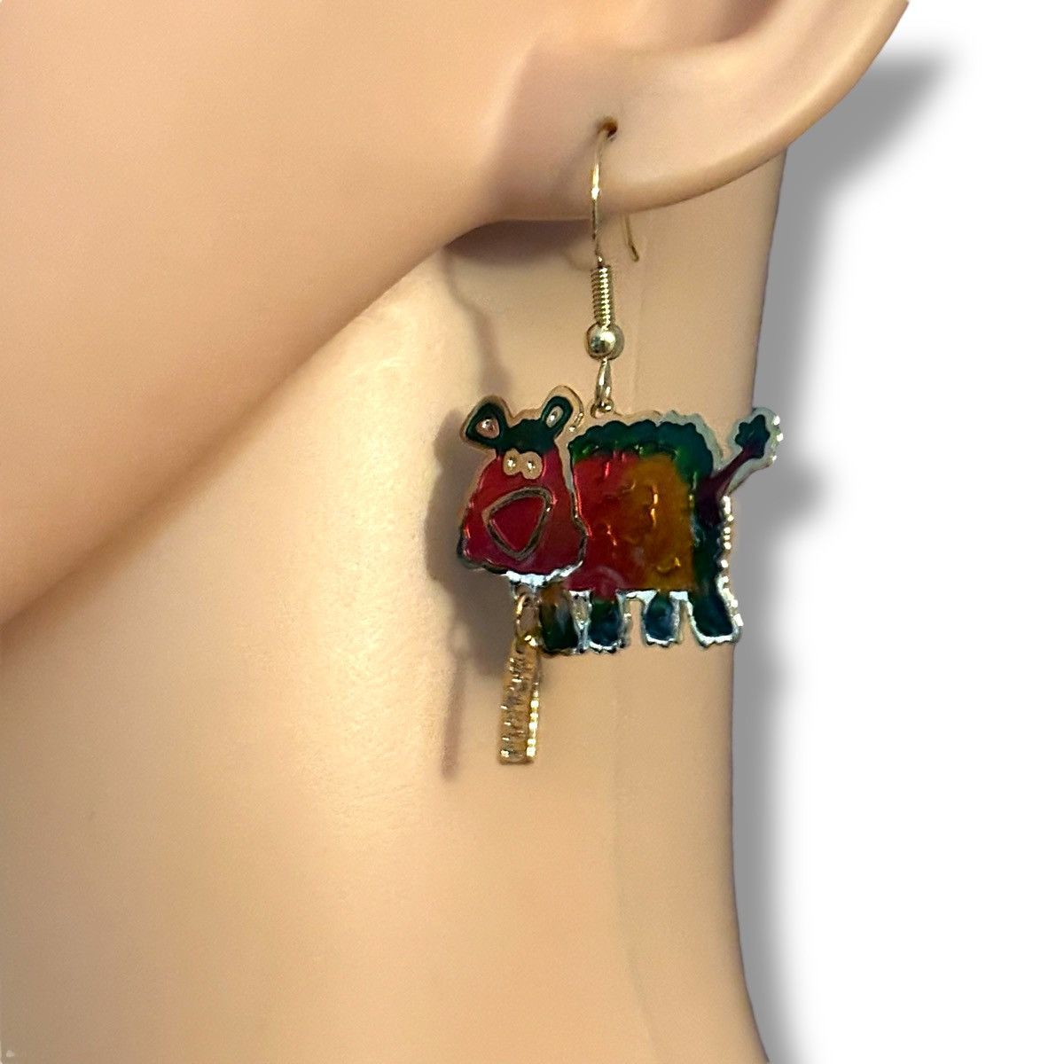 Other Two Hands colorful cow dangle earrings Size ONE SIZE - 5 Thumbnail