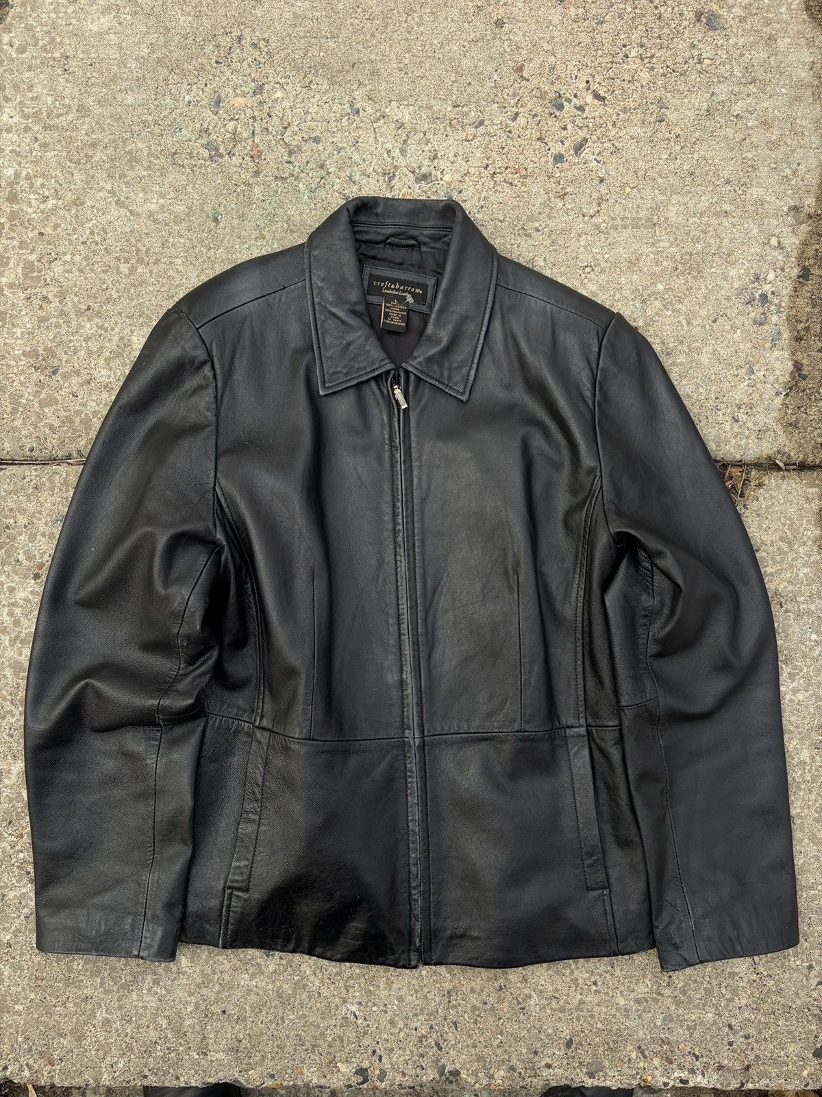 Vintage lambskin leather jacket vintage Size US L / EU 52-54 / 3 - 1 Thumbnail