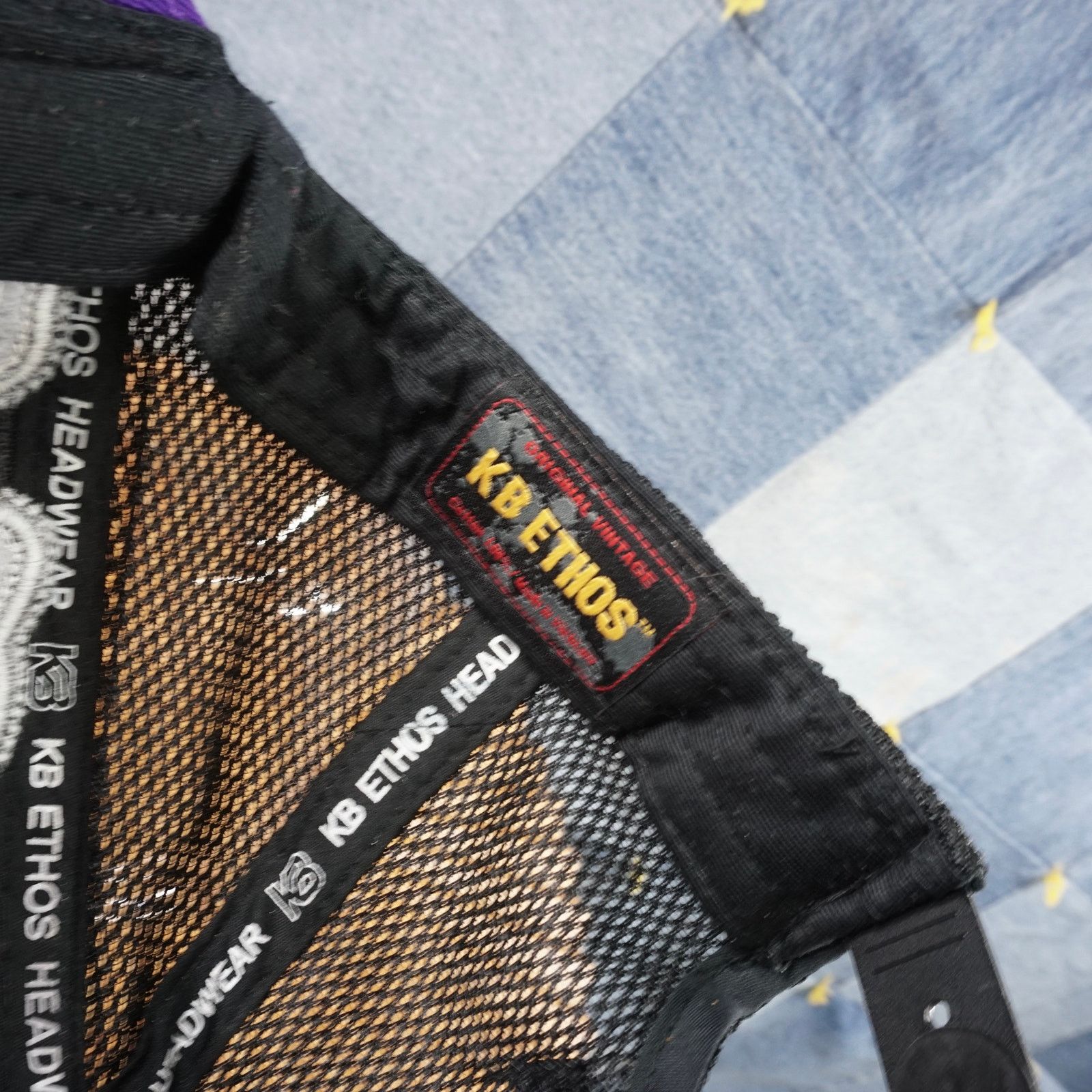 Vintage OSFA - Vintage / Y2K KB ethos plaid grunge cross 2000s hat Size ONE SIZE - 3 Thumbnail