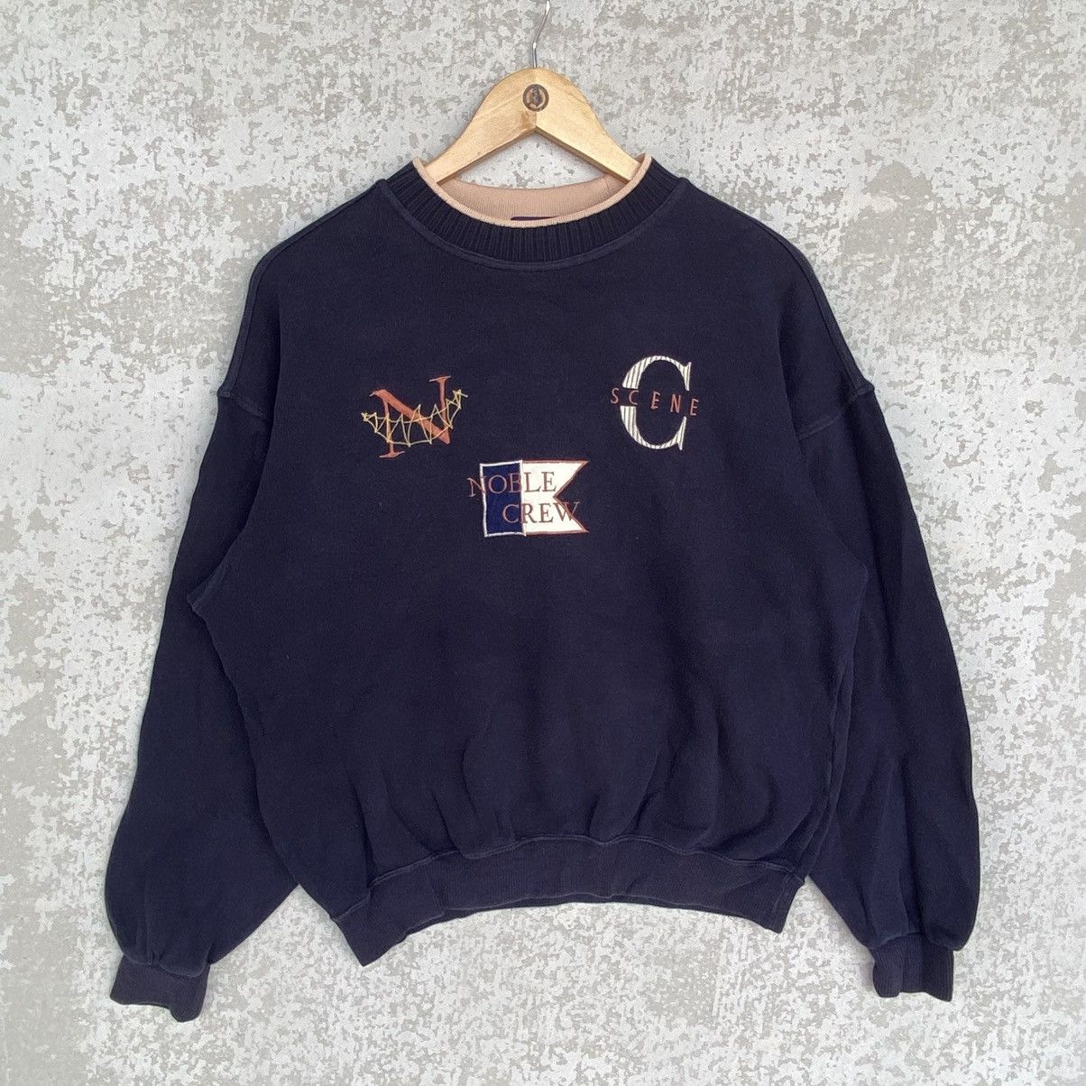 Other Vintage Madison Walker Embroidered Sweatshirt NavyBlue Size US M / EU 48-50 / 2 - 1 Thumbnail