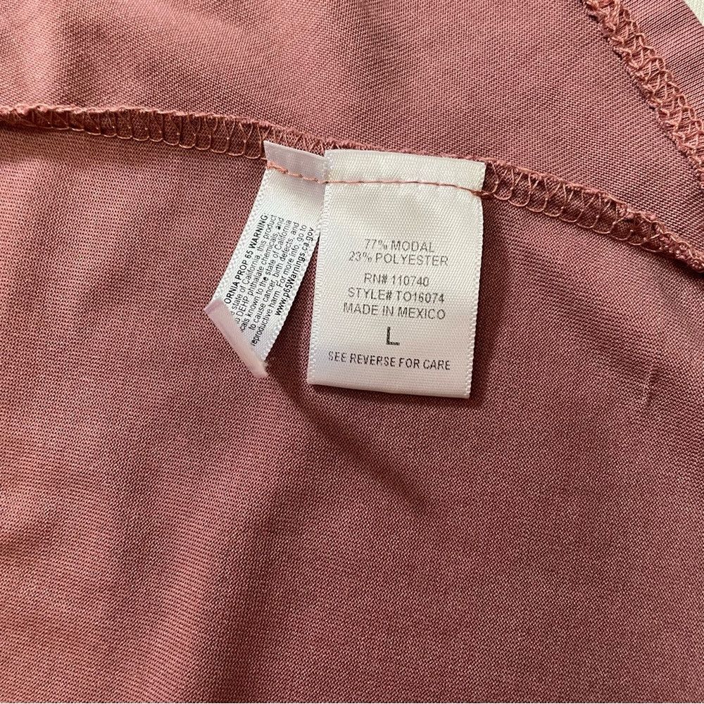 Other The Line Of Style Hi-Low Short Sleeve Pink Top Size L Size L / US 10 / IT 46 - 9 Thumbnail