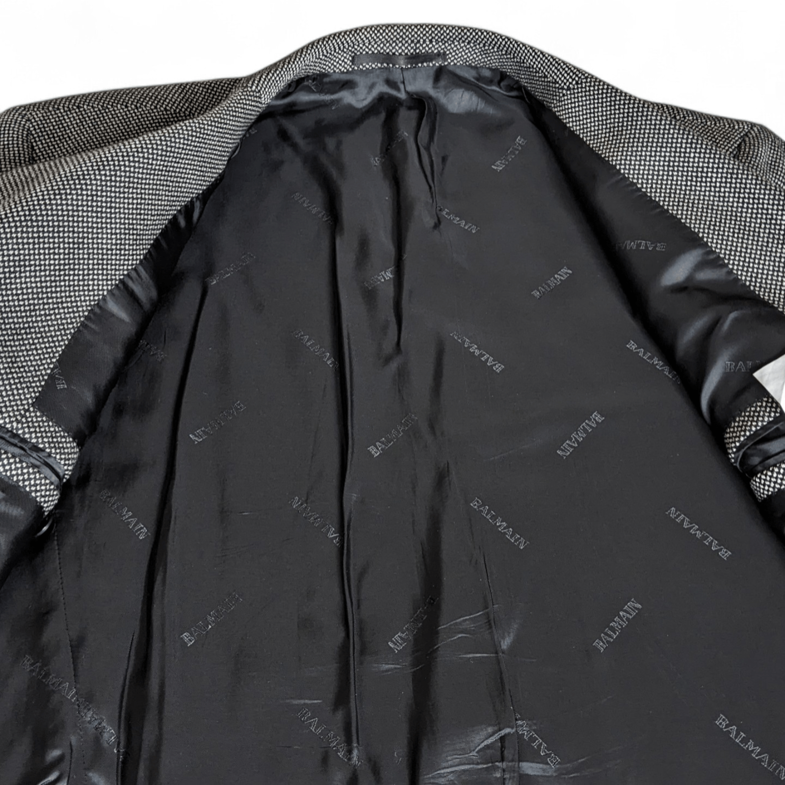 Balmain Vintage Balmain Men's Wool Blazer Jacket 52 2000s Archive Size 52S - 5 Thumbnail