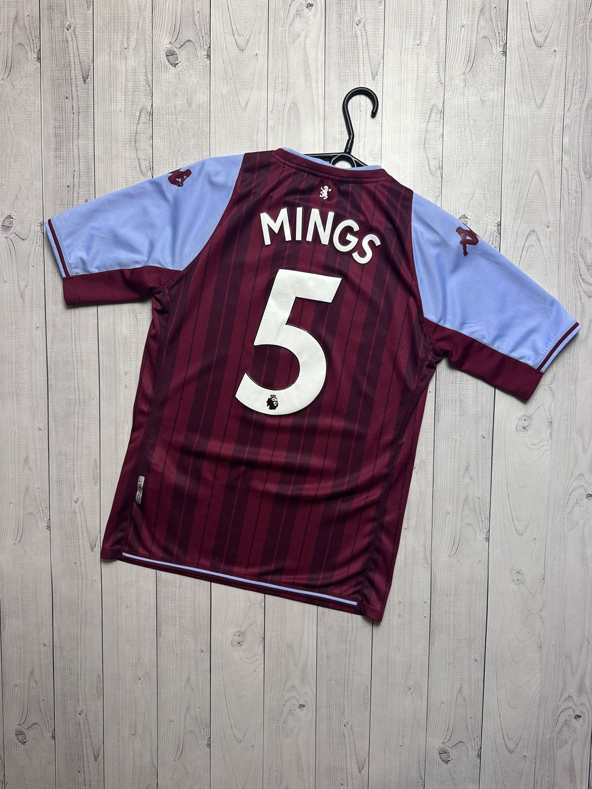 Vintage Aston Villa soccer jersey 5 Mings size S