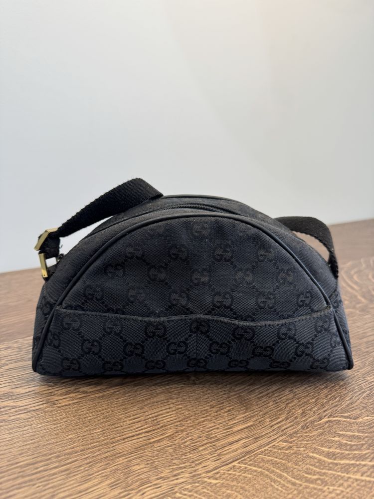Gucci Gucci GG Monogram Half Moon Canvas Handbag Size ONE SIZE - 1 Thumbnail