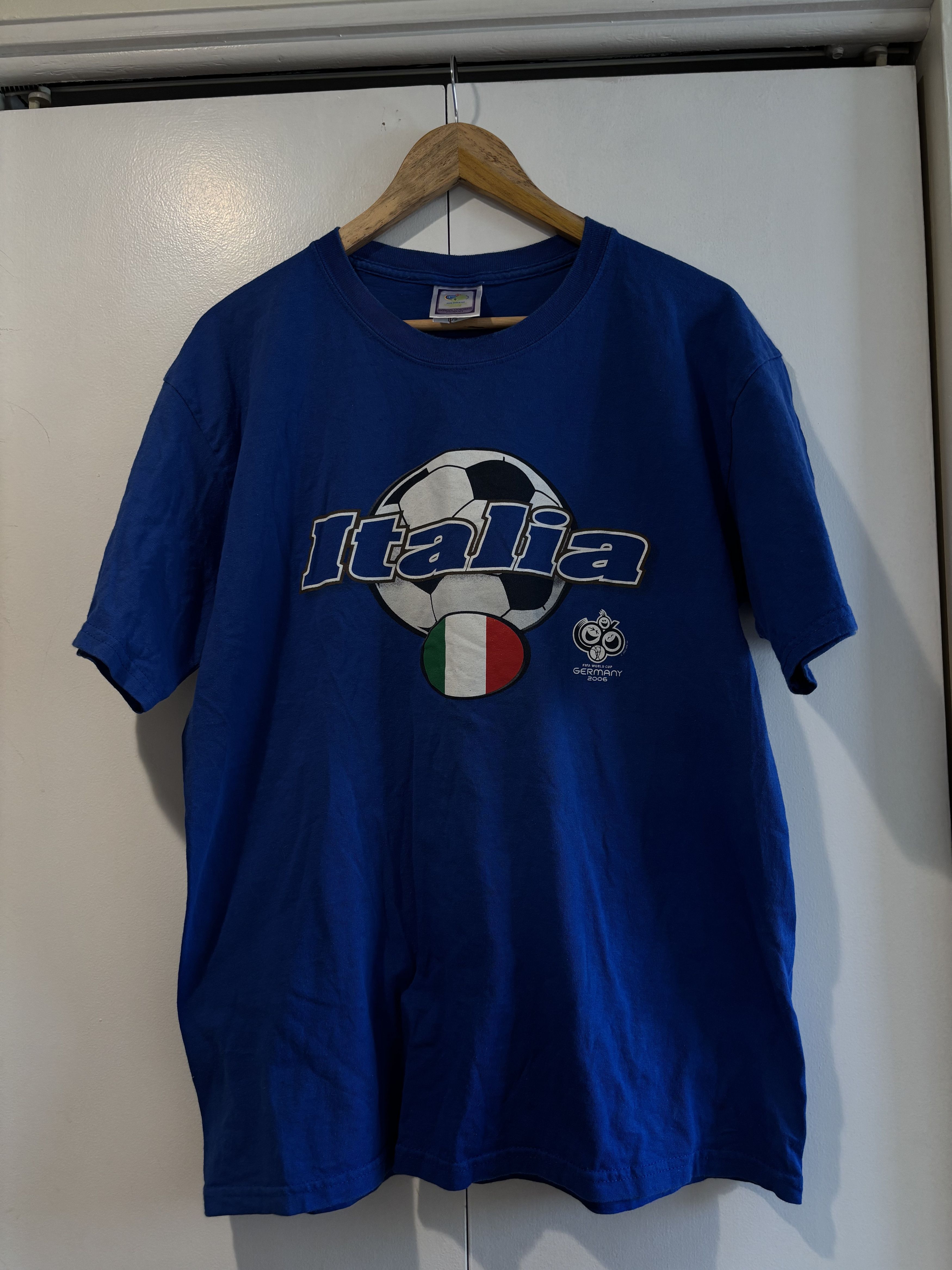 Vintage Vintage 2006 World Cup Team Italy T Shirt (Dated 2002) Size US L / EU 52-54 / 3 - 3 Thumbnail