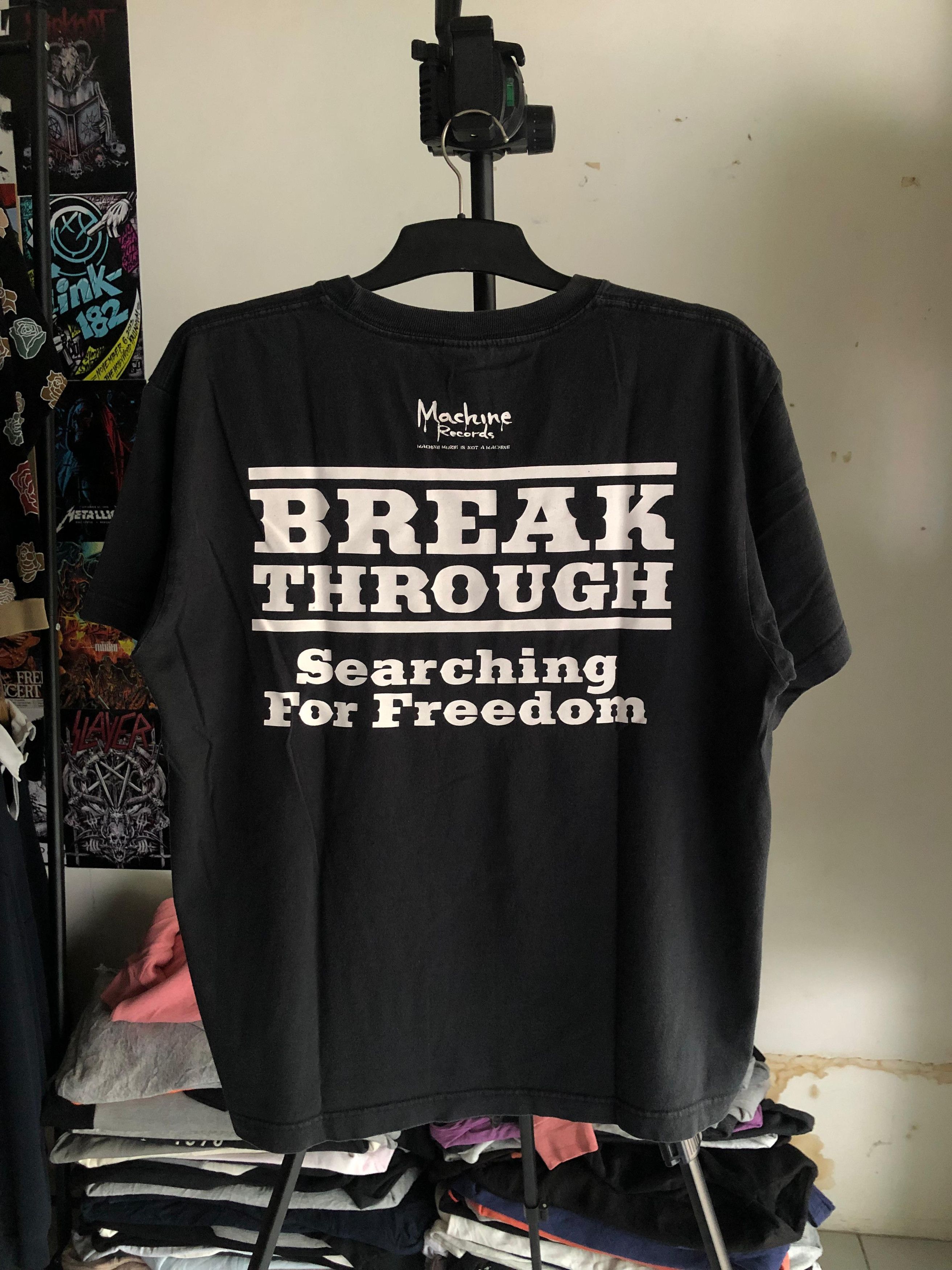 Band Tees × Vintage Dustbox 10 Years Anniversary Machine Record Tshirt Size US L / EU 52-54 / 3 - 3 Thumbnail