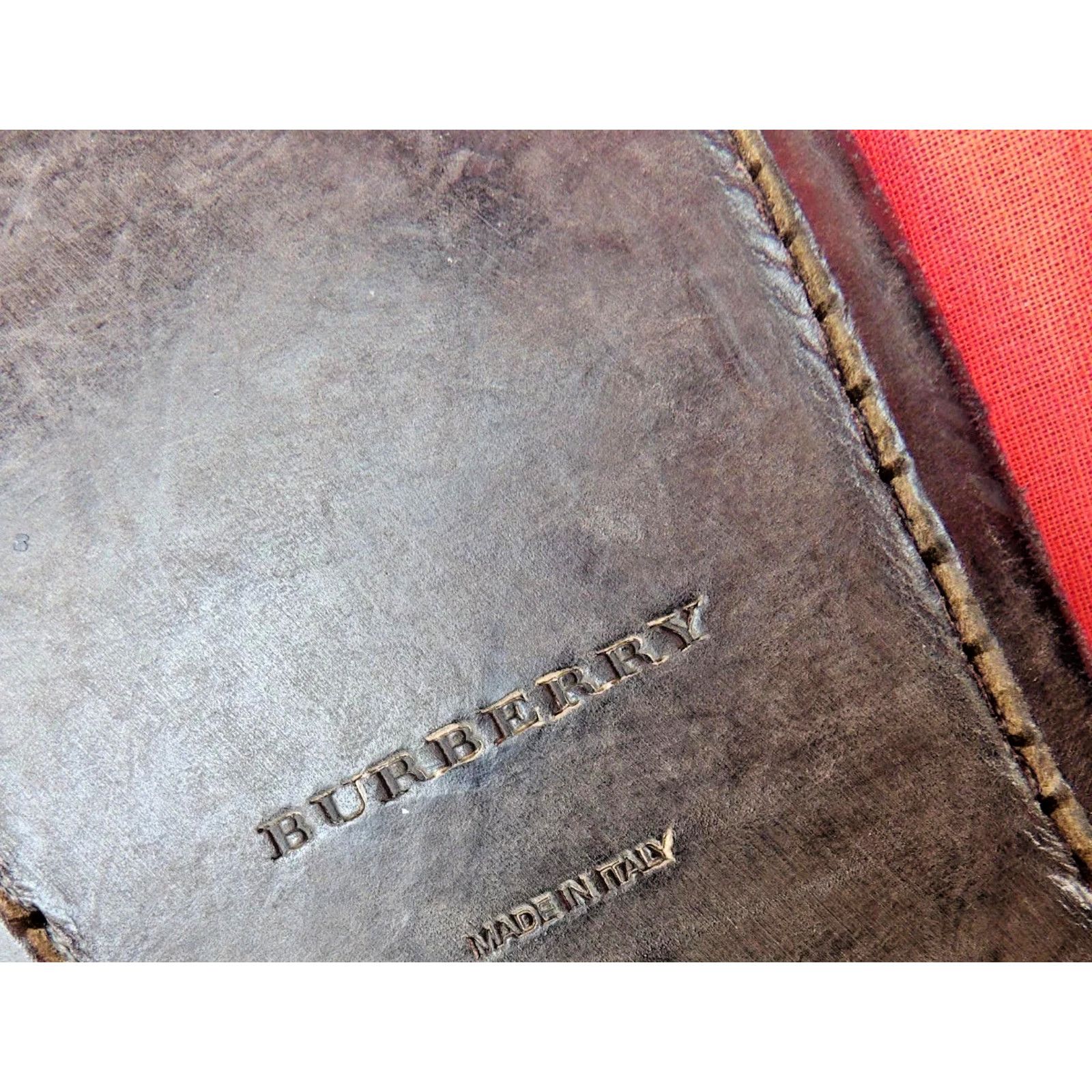 Burberry BURBERRY REDWORTHS BROWN LEATHER SHEARLING OXFORDS 44 ITALY Size US 11 / EU 44 - 10 Thumbnail