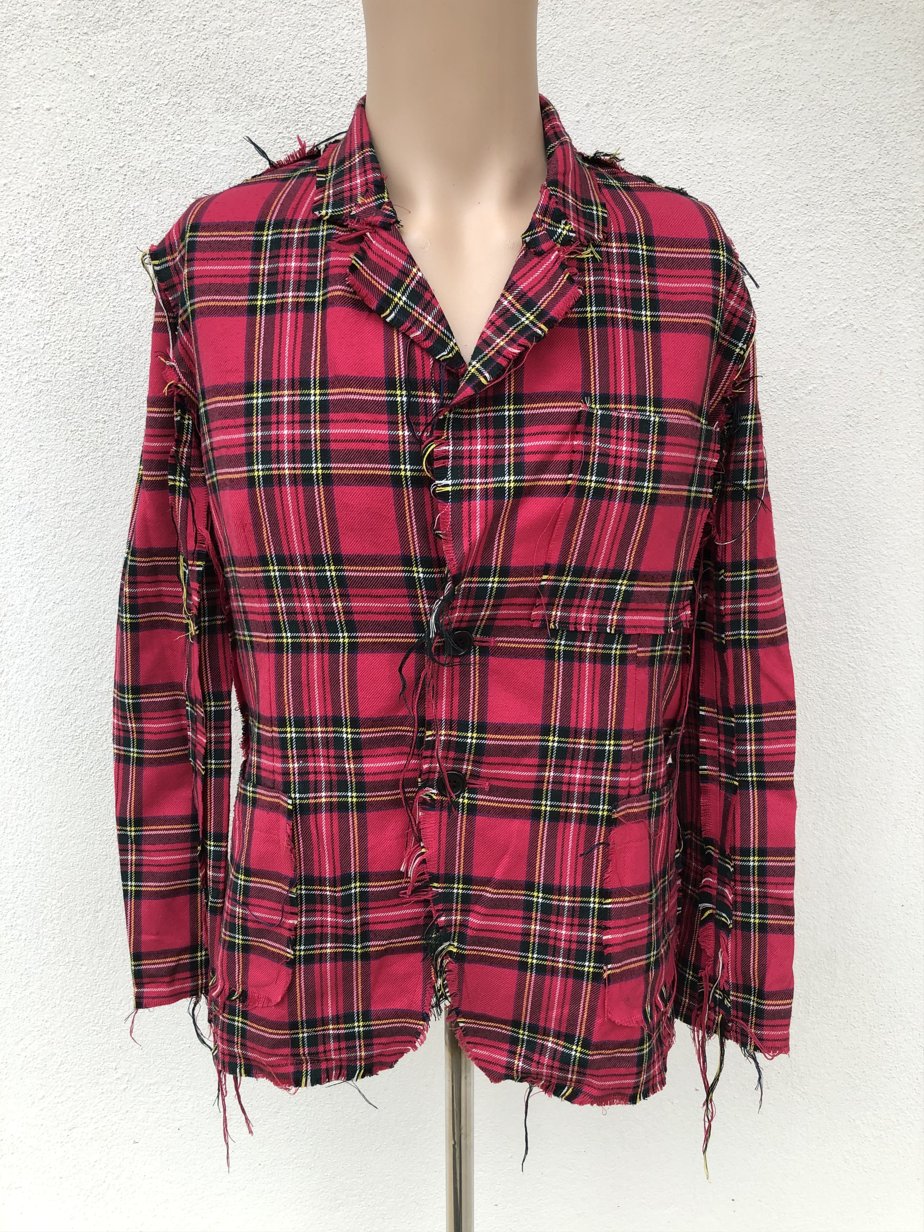 Rare Sexy Dynamite London Distressed Seditionaries Tartan