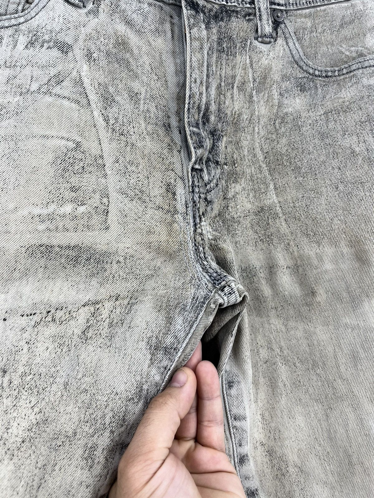 Levi's × Levi's Vintage Clothing Vintage Levis 511 Beige Dirty Jeans Levi's Faded Denim Size US 33 - 6 Thumbnail