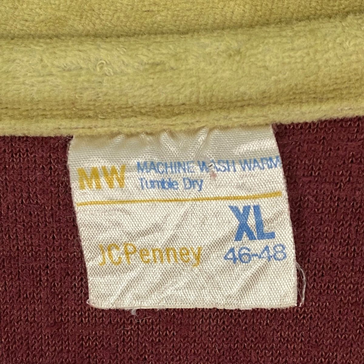 Other Vintage JC Penny Sweatshirt Yellow /Red Pullover Jumper XL Size XL / US 12-14 / IT 48-50 - 5 Thumbnail