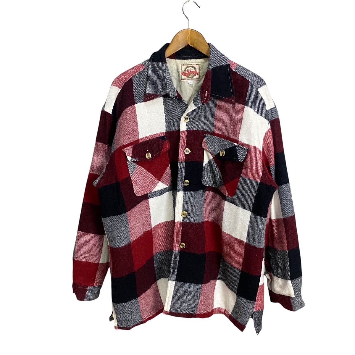 Flannel × Japanese Brand × Vintage Vintage Gresham Flannel Jacket Size US L / EU 52-54 / 3 - 1 Thumbnail