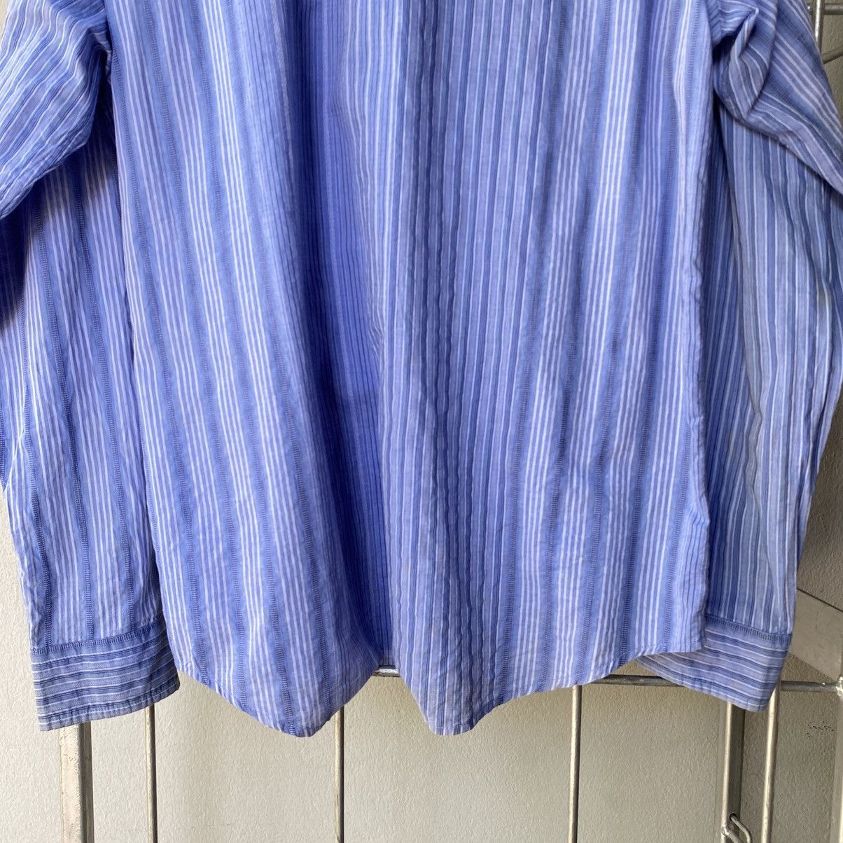 Vintage SHINS AMERICAN Blue Striped Western Shirt Size US L / EU 52-54 / 3 - 11 Thumbnail
