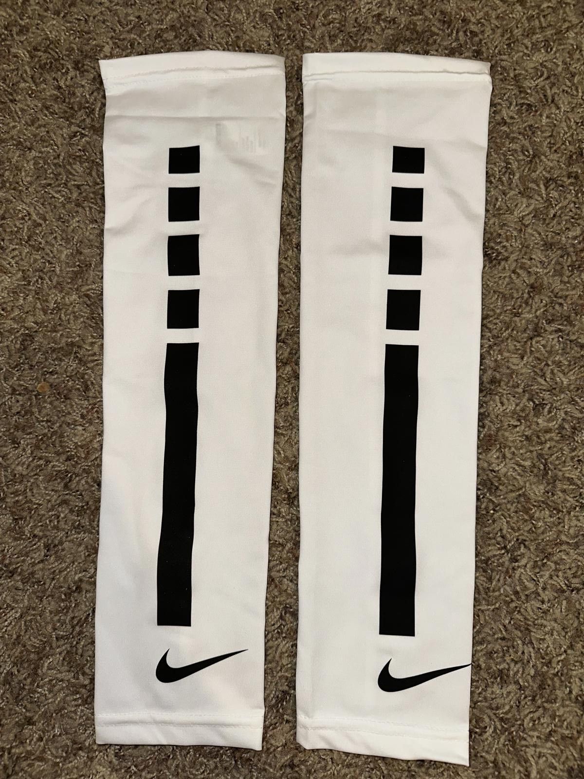 Nike Nike Pro Elite White Sleeves 2.0 Size ONE SIZE - 10 Thumbnail