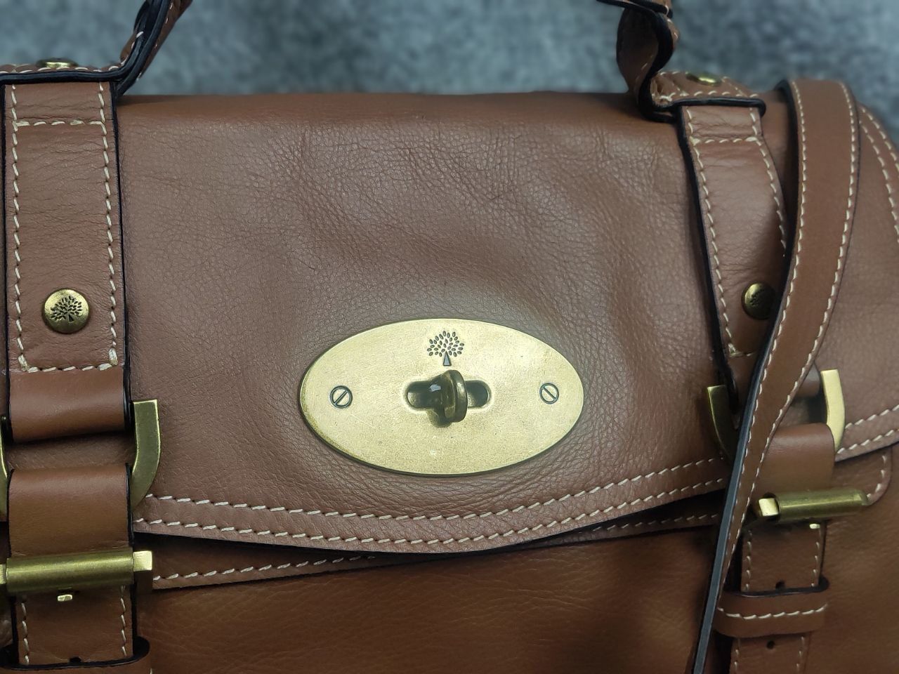 Mulberry Mulberry Alexa Satchel leather shoulder Crossbody HandBag Size ONE SIZE - 5 Thumbnail