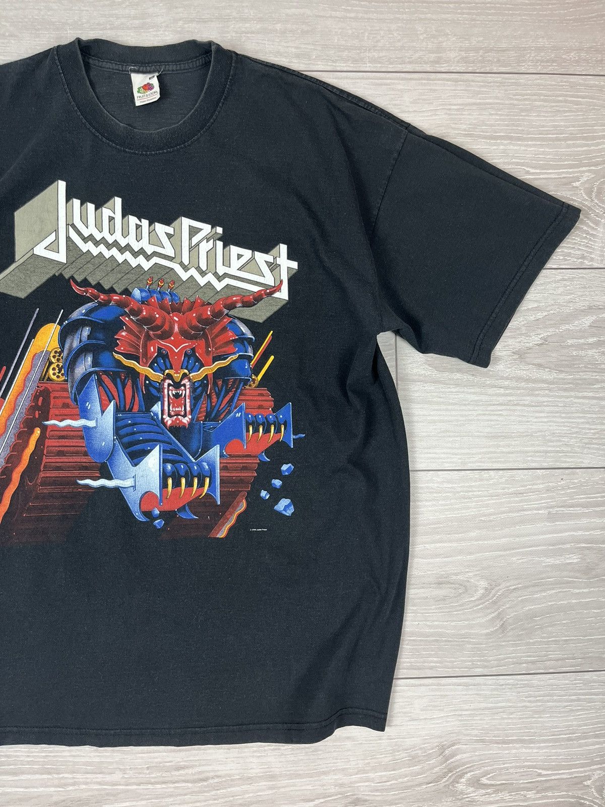Band Tees Judas Priest 2004 Band Tee Vintage Black T Shirt Size US XL / EU 56 / 4 - 3 Thumbnail