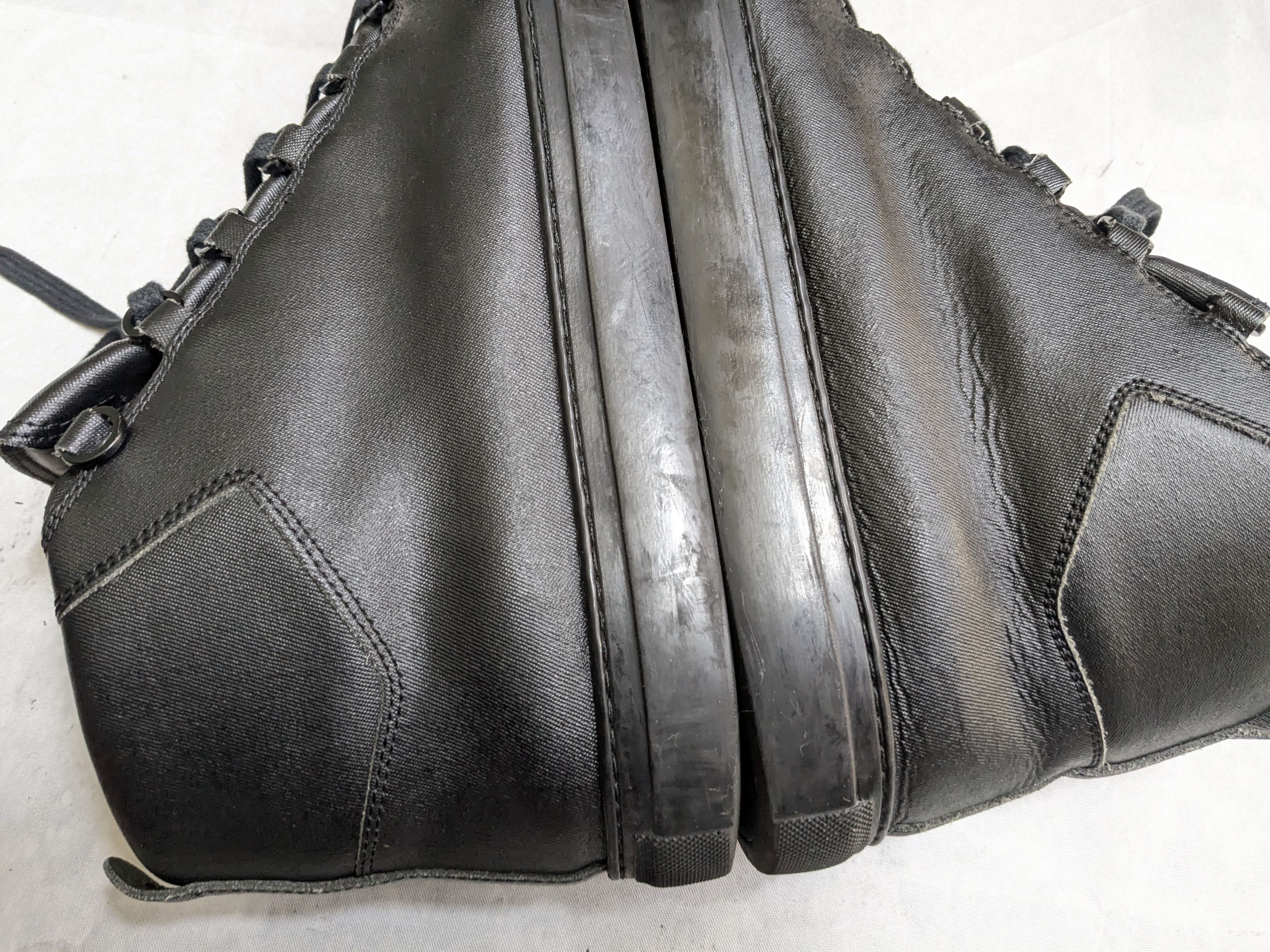 Balenciaga Balenciaga Arena Sneakers Black 13 High Tops Canvas Size US 13 / EU 46 - 10 Thumbnail