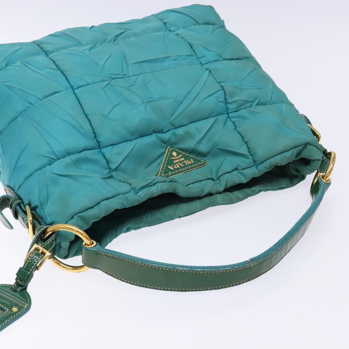 Prada PRADA Shoulder Bag Nylon Blue Gold Size ONE SIZE - 6 Thumbnail