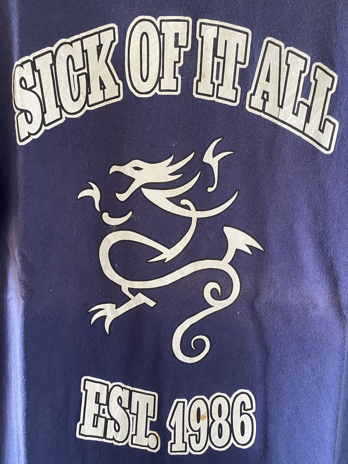 Band Tees × Vintage Vintage Sick Of It All New York Hardcore Punk Band Tshirt Size US XL / EU 56 / 4 - 3 Thumbnail