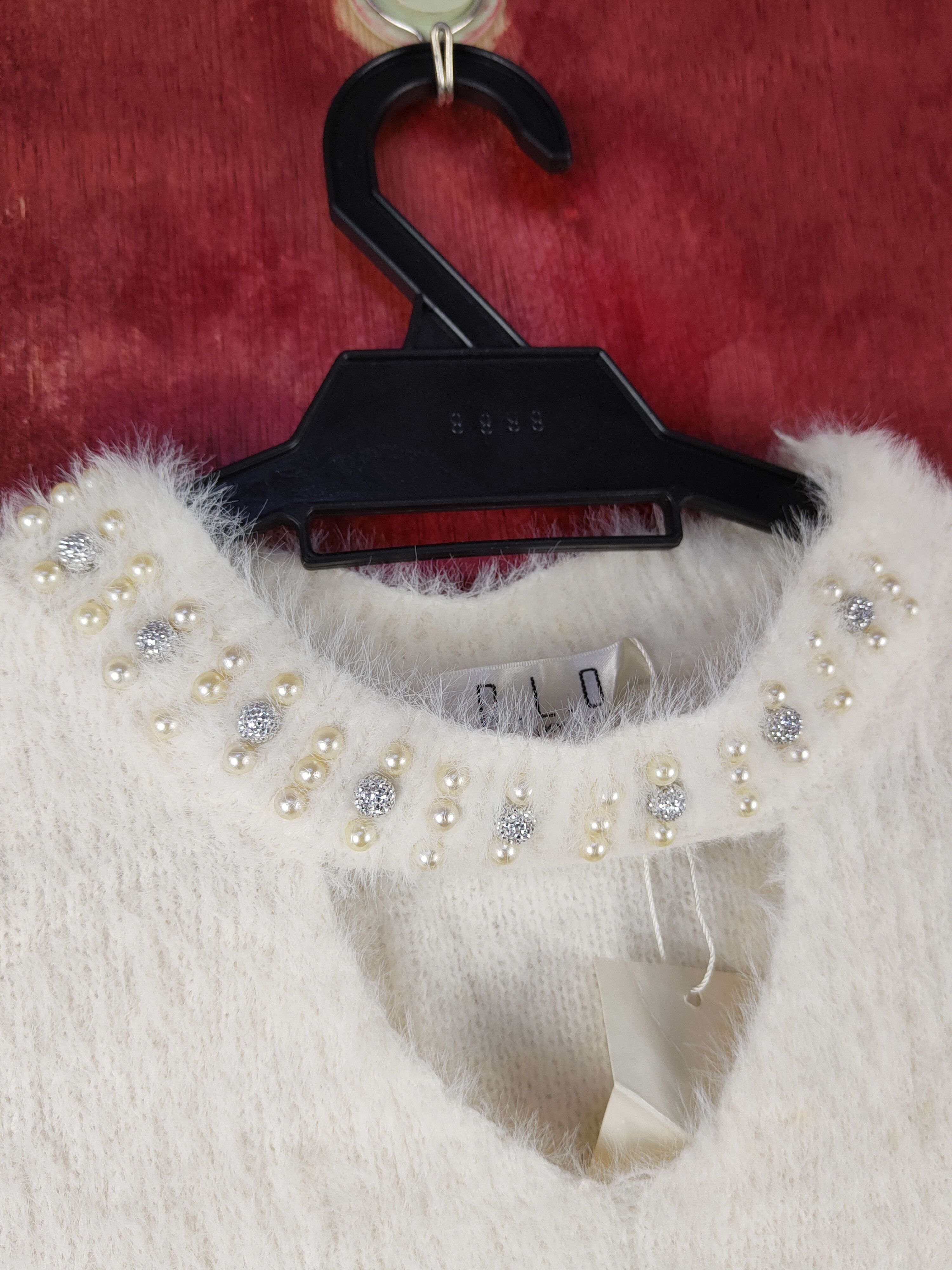 Homespun Knitwear × Japanese Brand R.L.O White Shag Shaggy Fur Mohair Knitwear #S1995 Size S / US 4 / IT 40 - 3 Thumbnail
