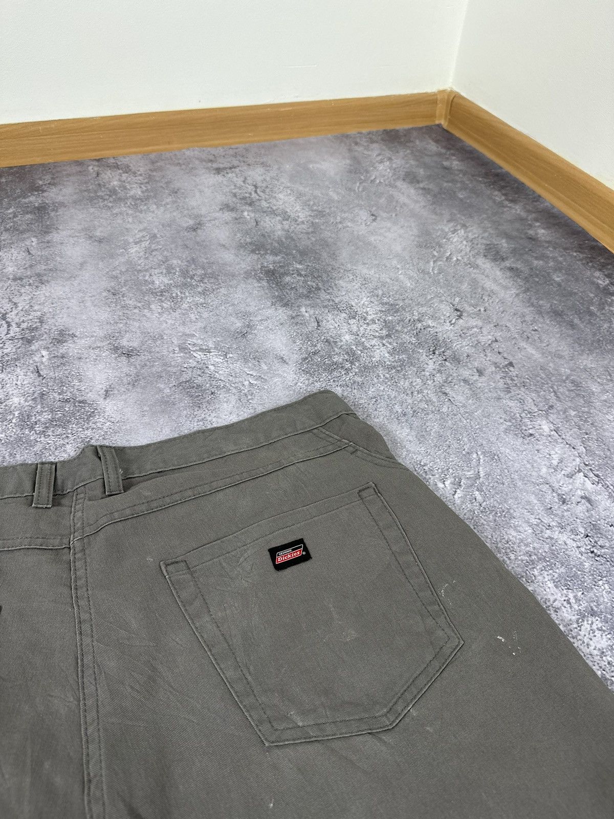 Dickies Vintage Dickies Baggy Faded Grey USA Hype Cargo Work Shorts Size US 36 / EU 52 - 5 Thumbnail