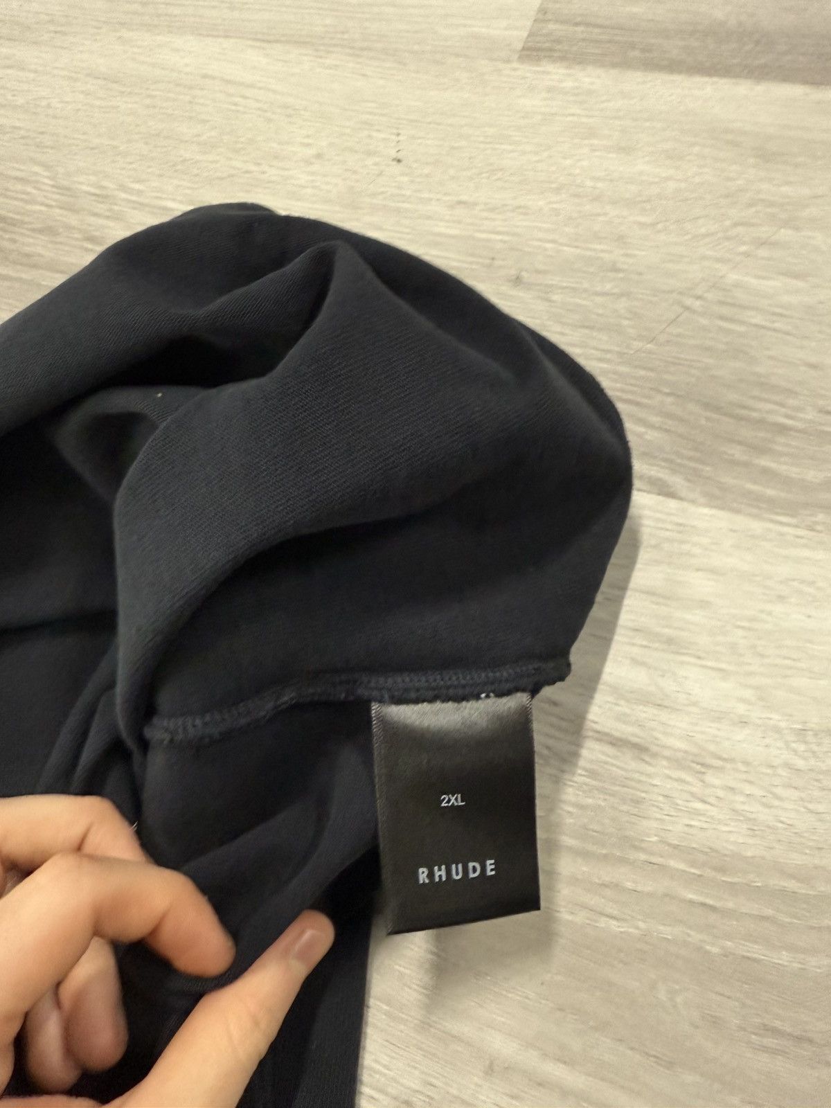 Rhude RHUDE Les Deux Alpes Ski Club Tee – Black Size US XXL / EU 58 / 5 - 2 Thumbnail