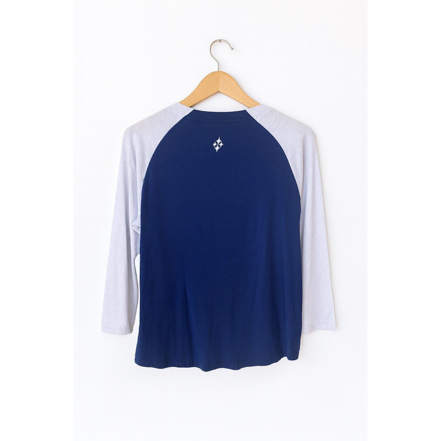 Other JoFit Women’s Active Top Size M Long Sleeve Blue White Ragla Size M / US 6-8 / IT 42-44 - 2 Thumbnail