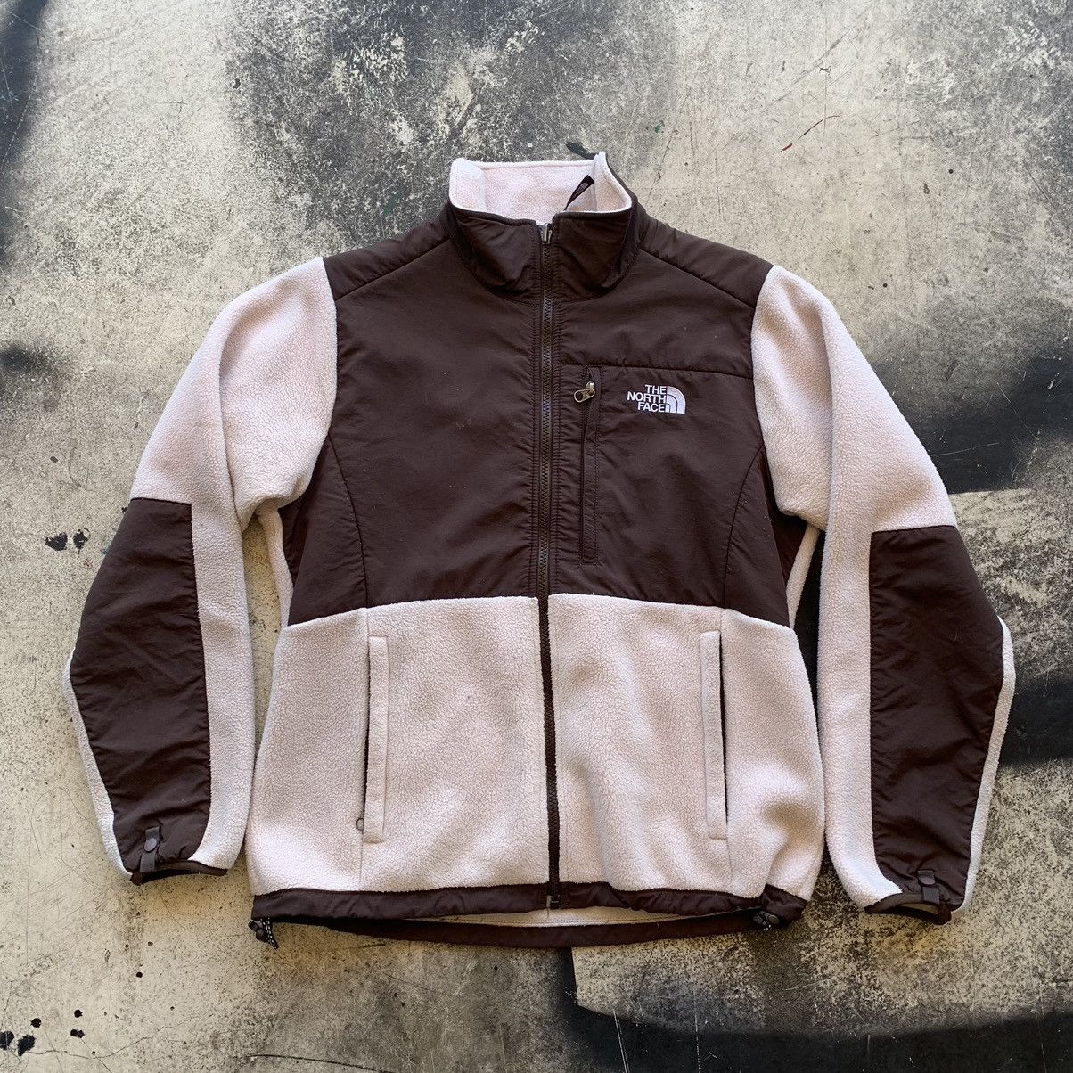 Online vintage the north face brown denali fleece jacket