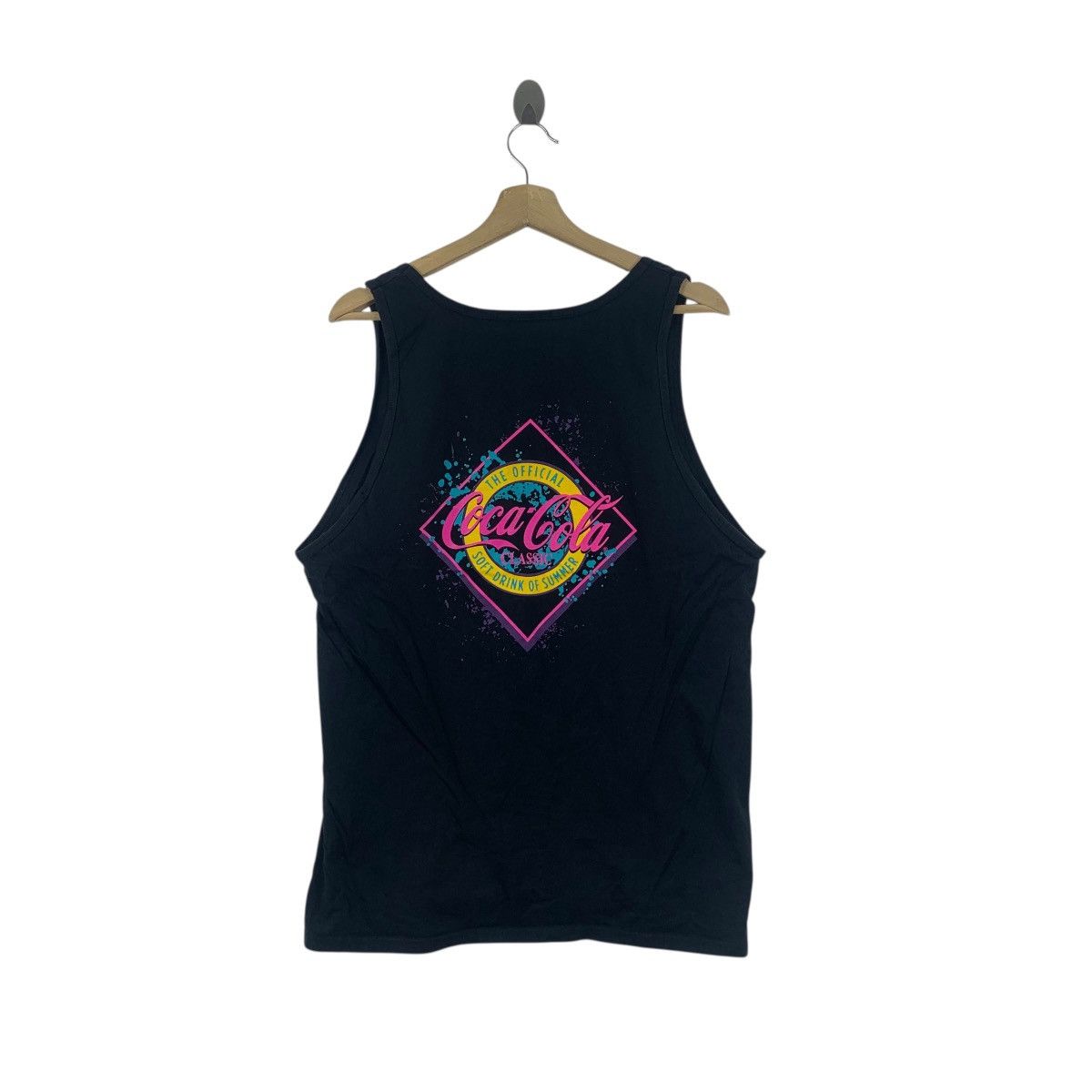 Coca Cola COCA COLA COKE Soft Drink Of Summer Tank Top Tee Shirt Size L / US 10 / IT 46 - 1 Thumbnail