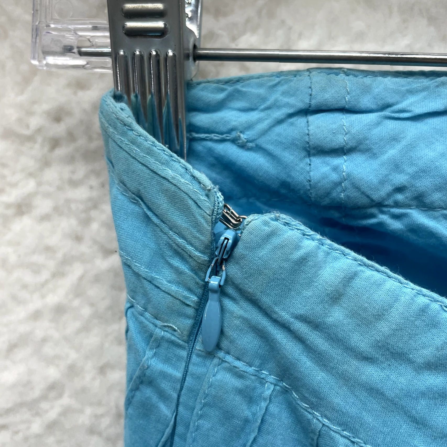 Gap VINTAGE Gap Mini Dress 0 XS Small Blue Strapless Empire Waist A-Line Mod Dress Womens Size XS / US 0-2 / IT 36-38 - 4 Thumbnail