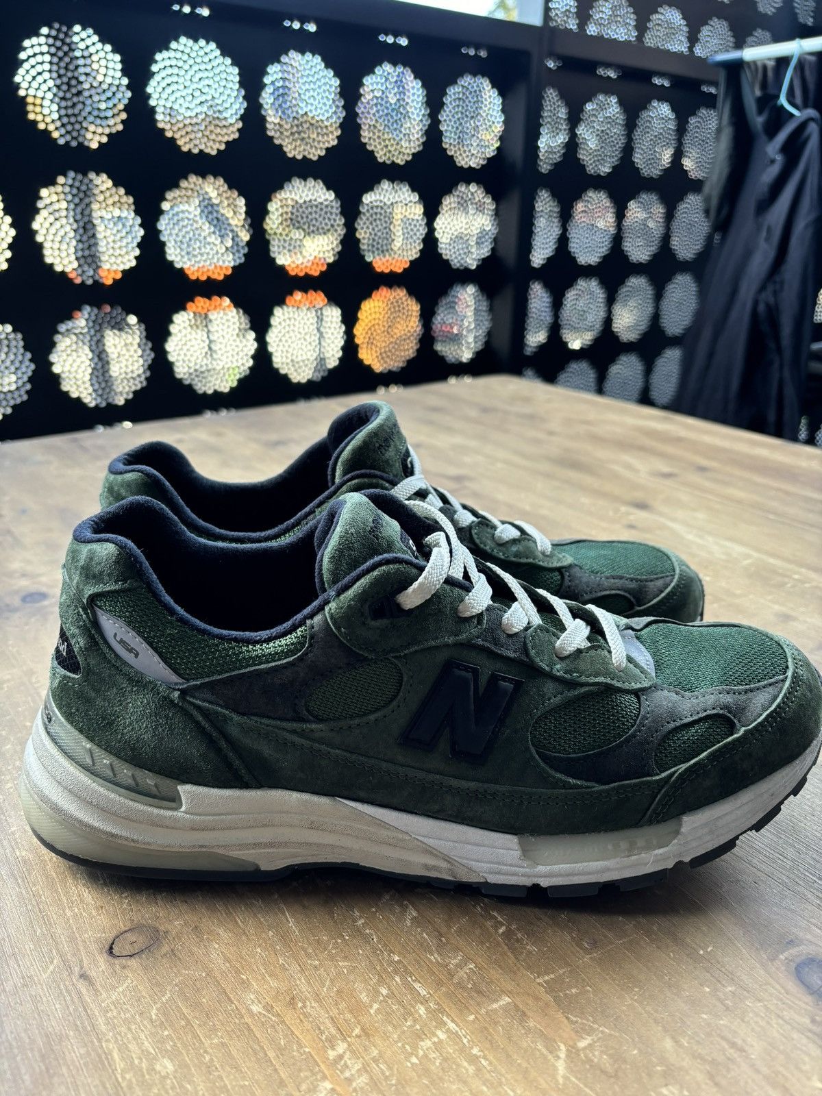 JJJJound × New Balance New Balance 992 Jjjjound Green Size US 11 / EU 44 - 4 Thumbnail