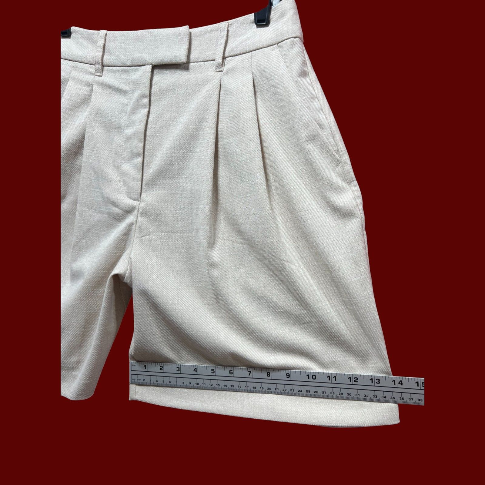 Worthington Worthington - Women's Mid-Rise 8.5" Inseam City Short - Beig Size 30" / US 8 / IT 44 - 7 Thumbnail