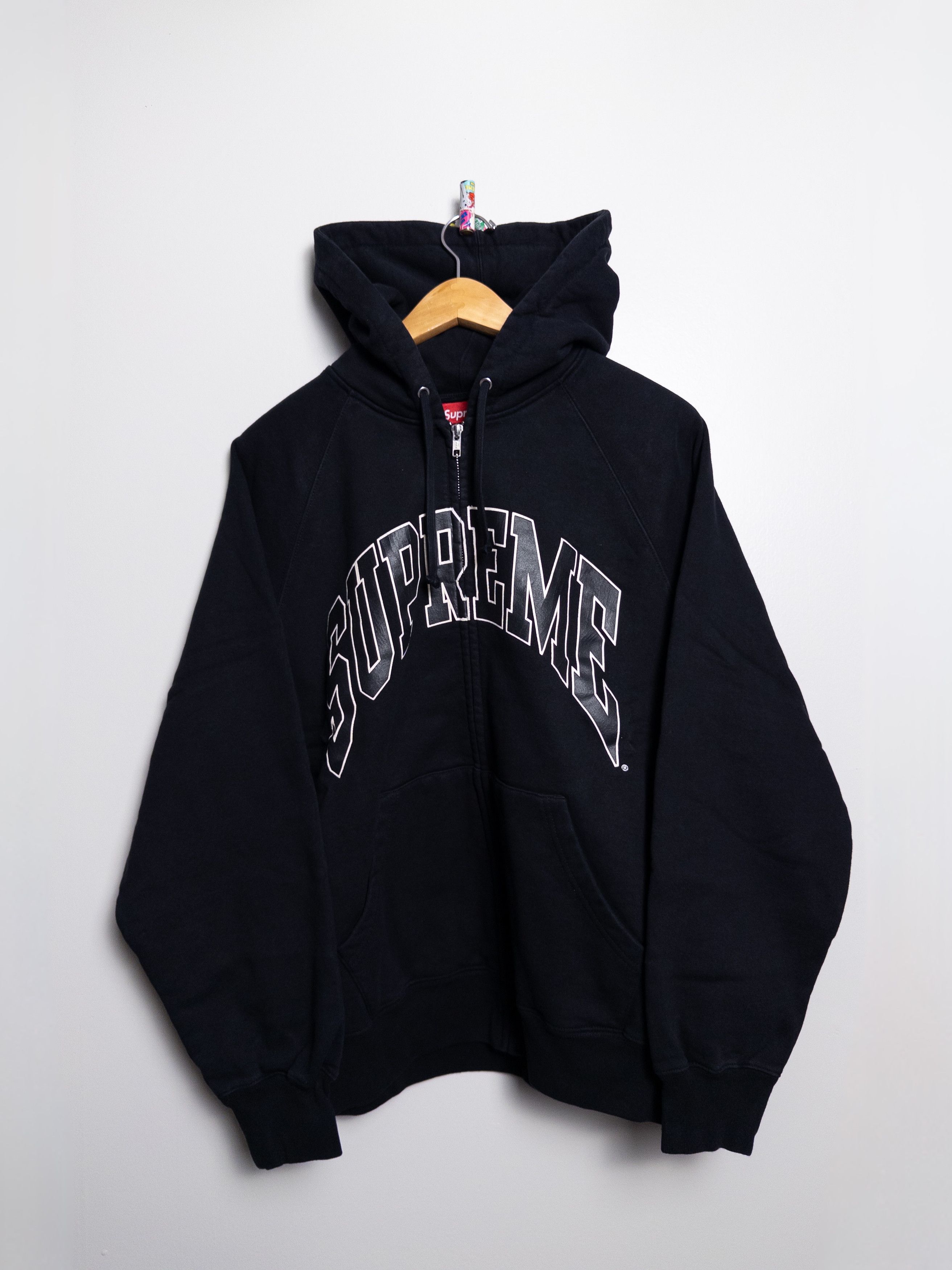 Champion × Supreme Supreme Arc Logo Zip hoodie | Grailed