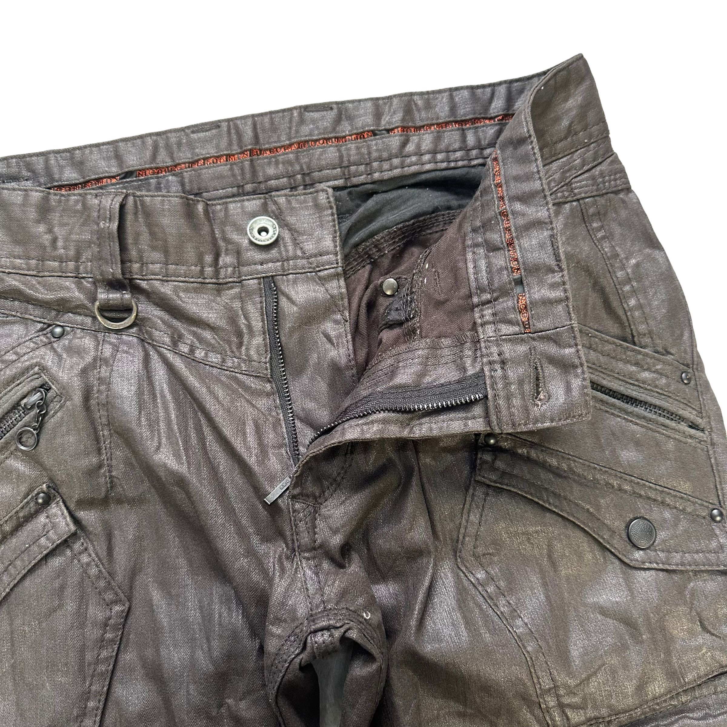 Nicole Club NICOLE CLUB FOR MEN MULTIPOCKET CARGO PANT #8639-018 Size US 31 - 5 Thumbnail