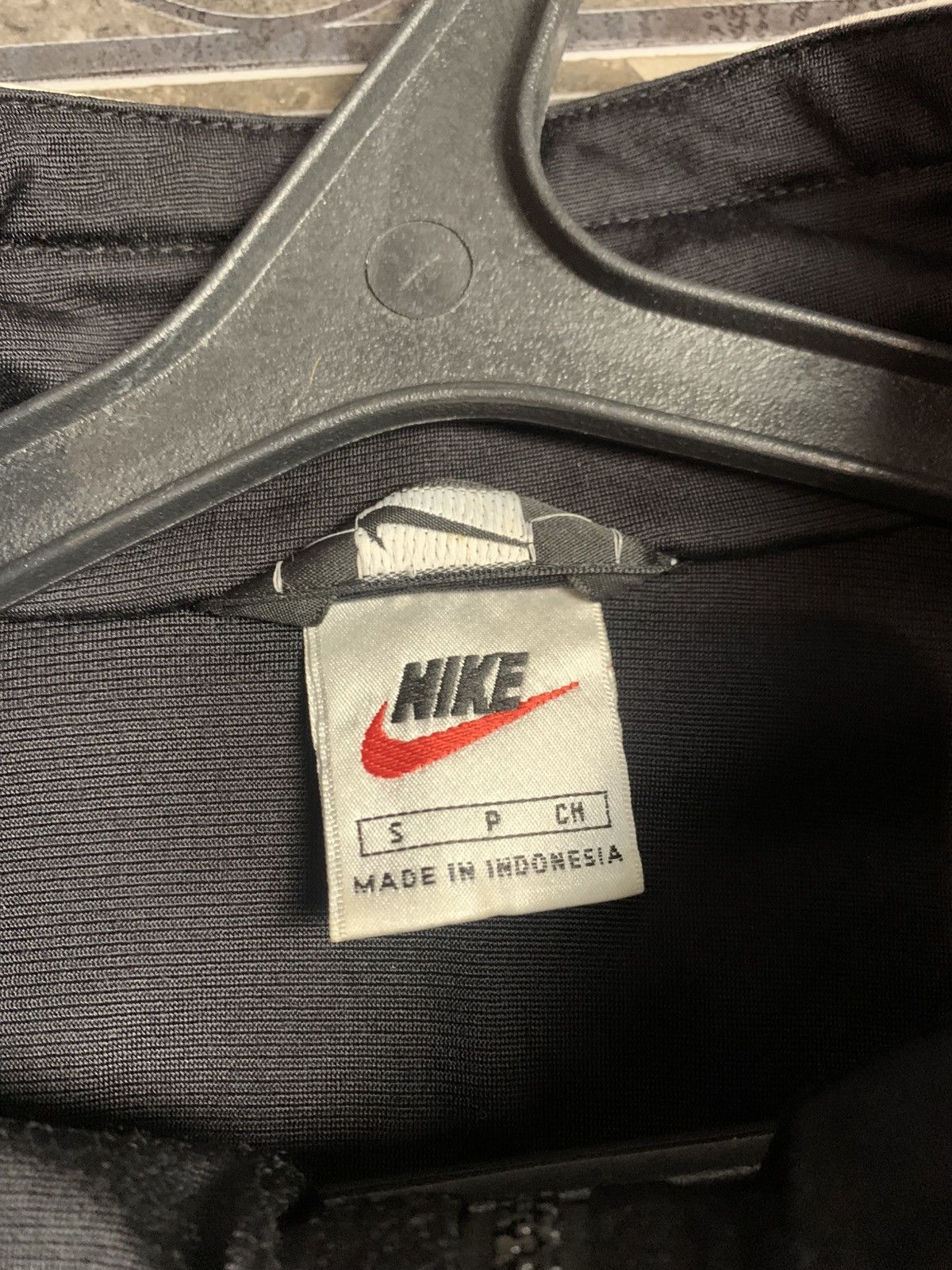Nike × Vintage Nike Vintage Track Jacket Big Swoosh Logo Rave Bomber Size US S / EU 44-46 / 1 - 6 Thumbnail
