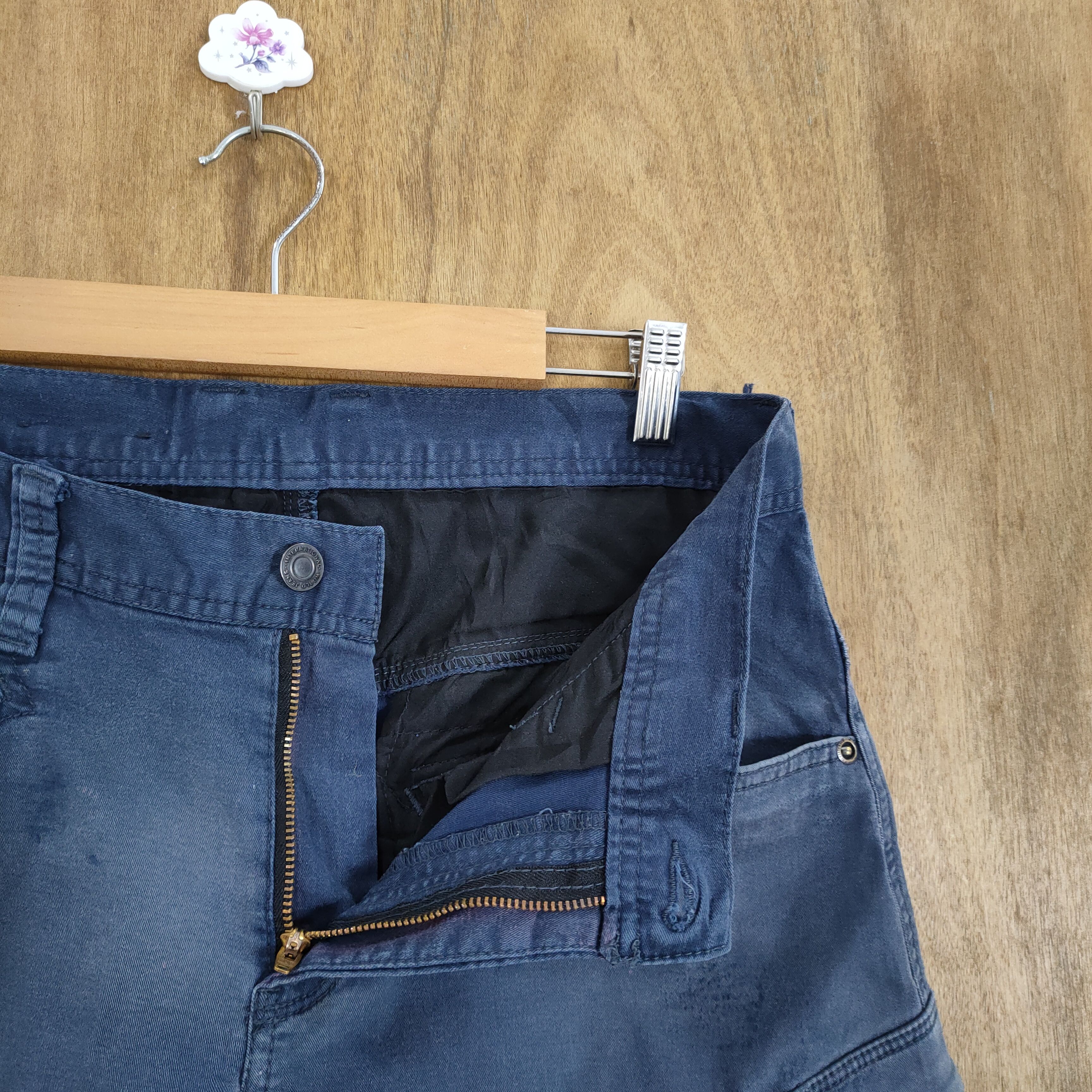 Japanese Brand VINTAGE EVENRIVER FADED WORK CARGO PANTS Size US 32 / EU 48 - 8 Thumbnail