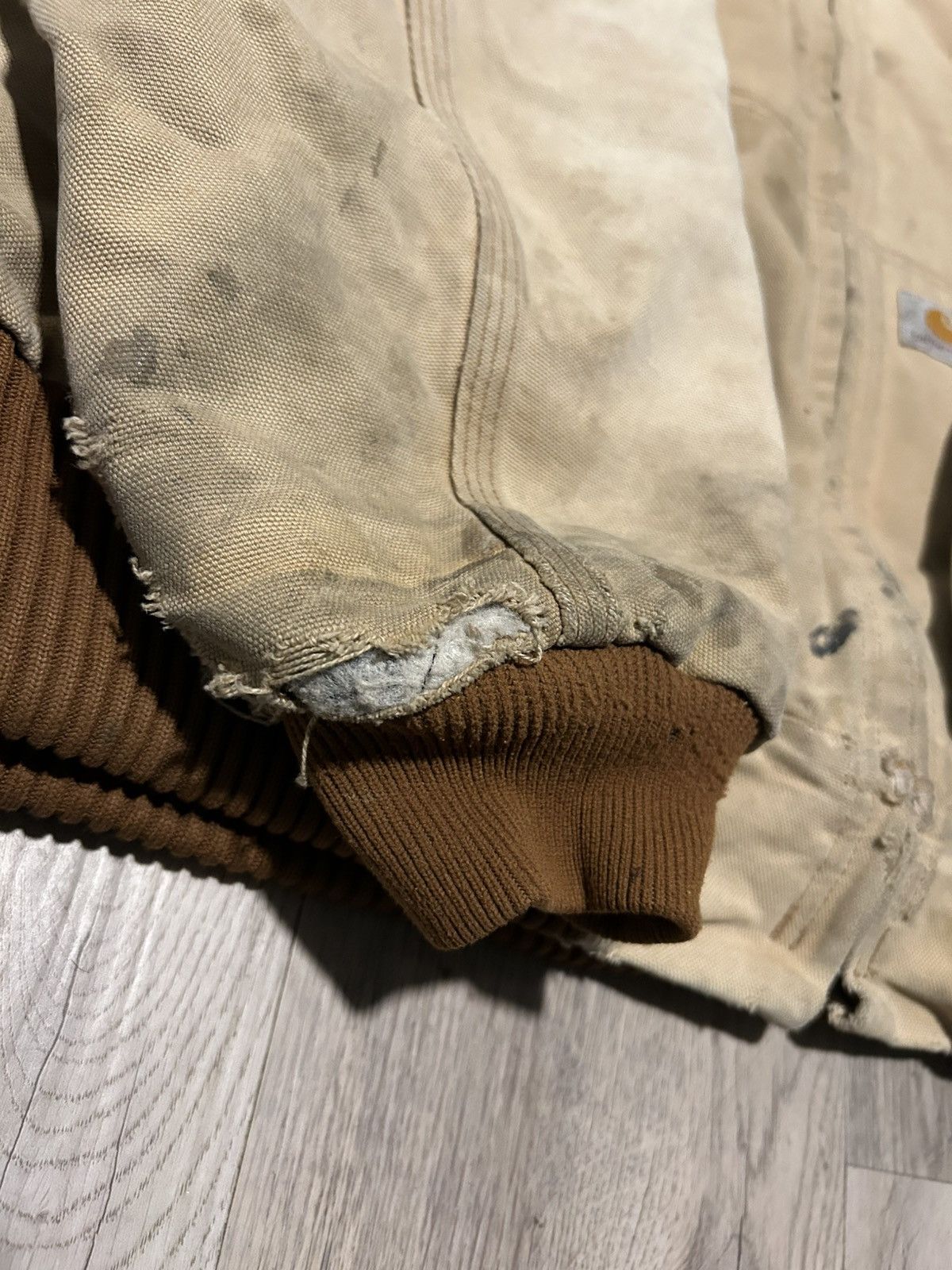 Vintage VINTAGE DISTRESSED CARHARTT JACKET SIZE XL Size US XL / EU 56 / 4 - 3 Thumbnail