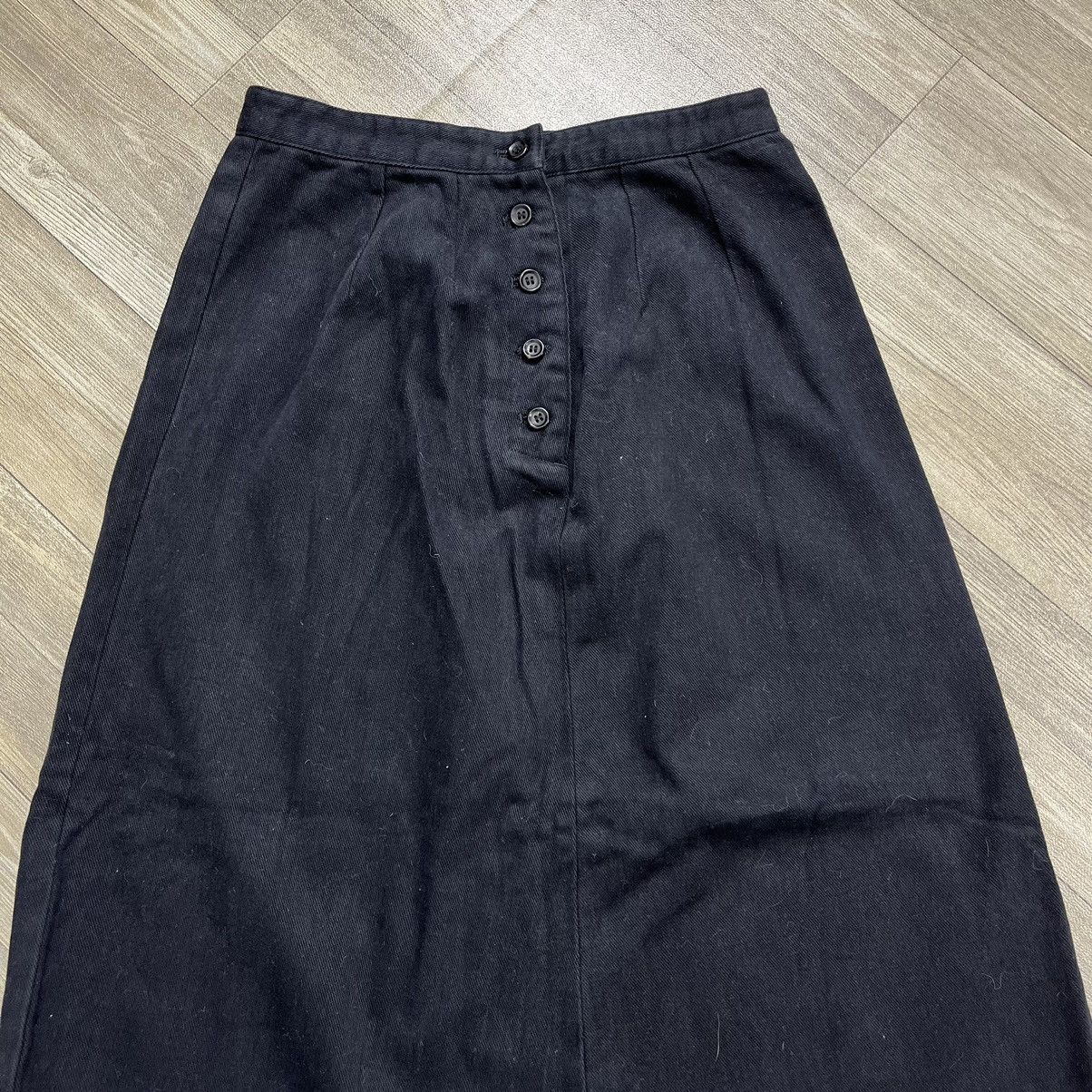 Issey Miyake × Mademoiselle Non Non × Seditionaries Vintage Rope Mademoiselle Gothic Style Lase Skirt Size 22" - 2 Thumbnail