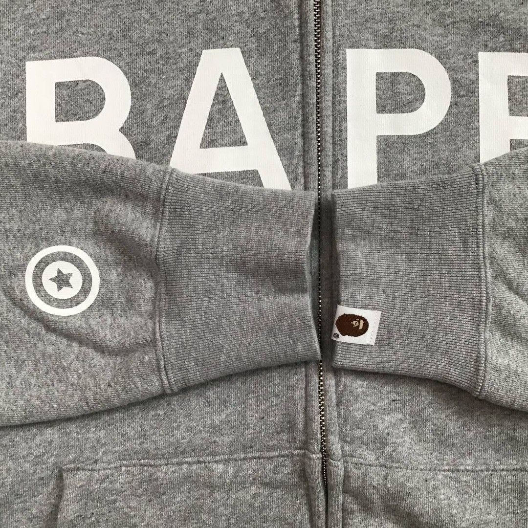 Bape BAPE logo shark full zip hoodie a bathing ape BAPE CAMO Size US L / EU 52-54 / 3 - 7 Thumbnail