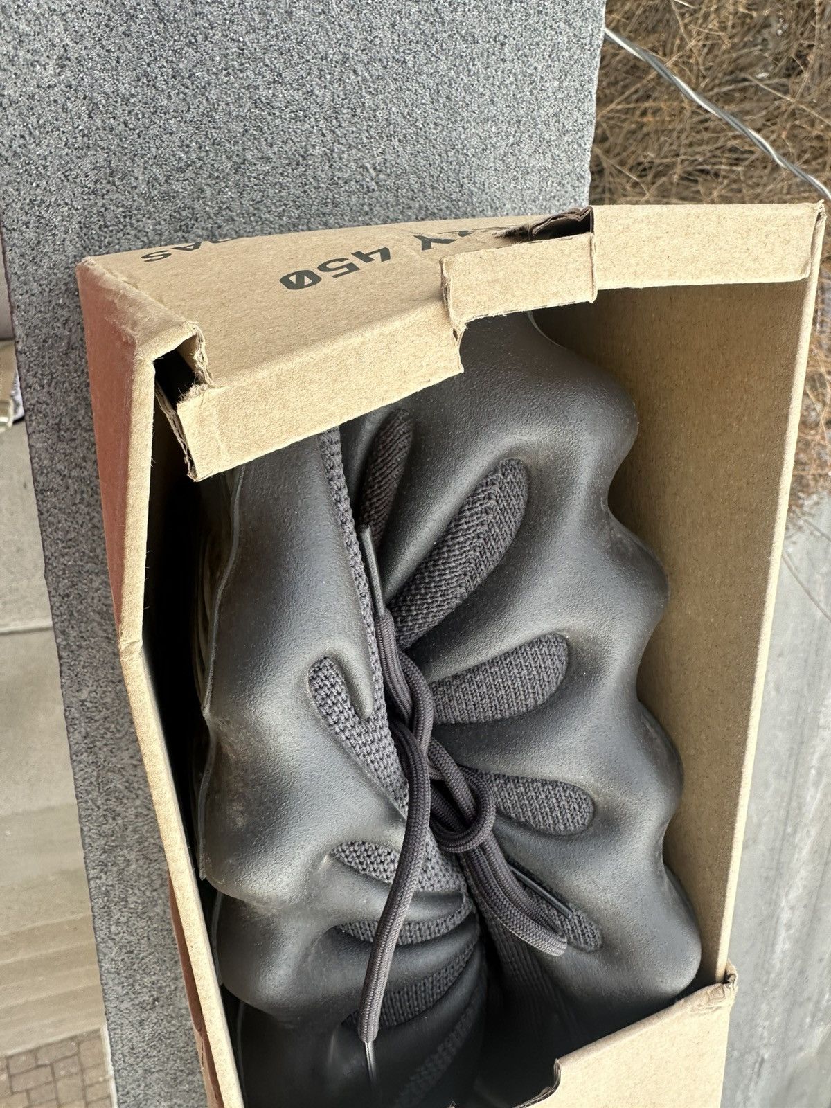 Adidas × Yeezy Black 450s YEEZY Size US 11.5 / EU 44-45 - 8 Thumbnail